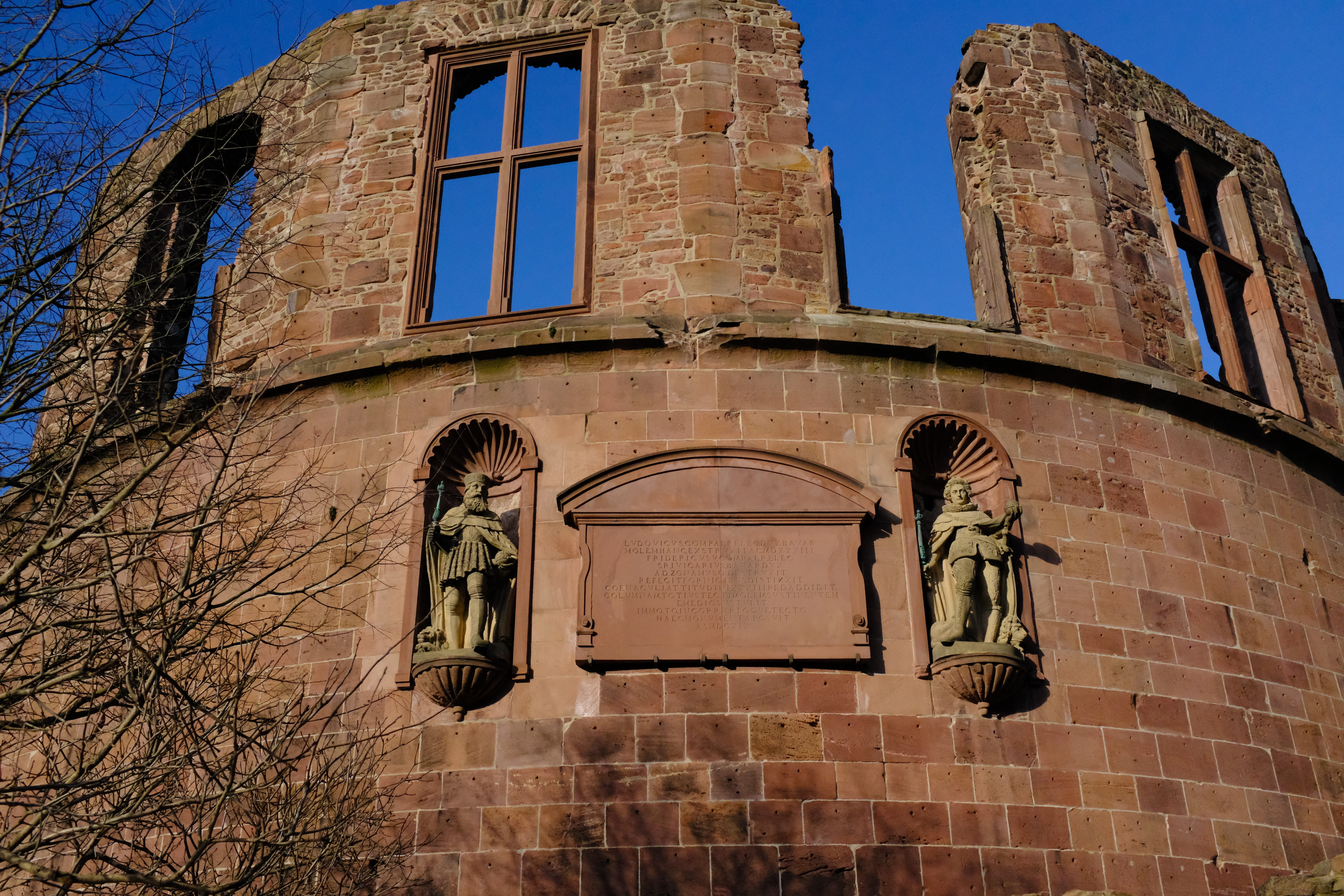 building, no people, history, religion, place of worship, belief, spirituality, built structure, sky, wall - building feature, outdoors, heidelberg castle, HD Wallpaper