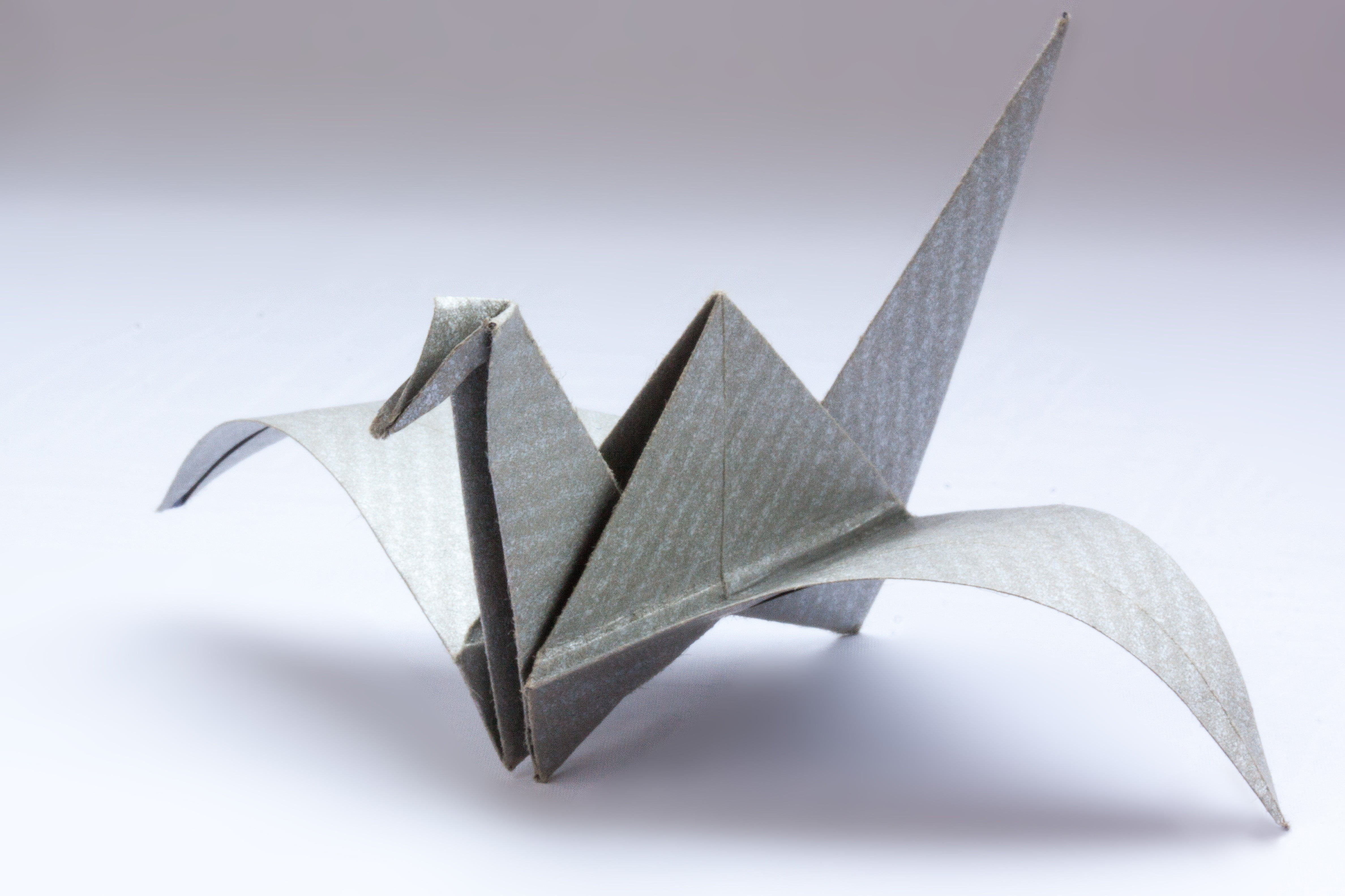 crane, gray background, close-up, silver colored, steel, sharp, geometric body, isolated, silver, 3 dimensional, gray, traditionally, work tool, blade, HD Wallpaper