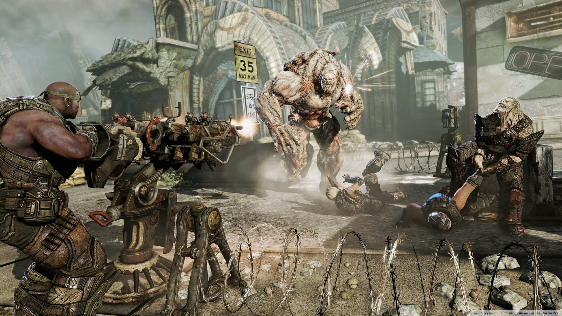 Demon, Action, hd, gears, games, war, 1080P, fight, priority, art, high, video, fighting, enemy, Adventure, HD Wallpaper