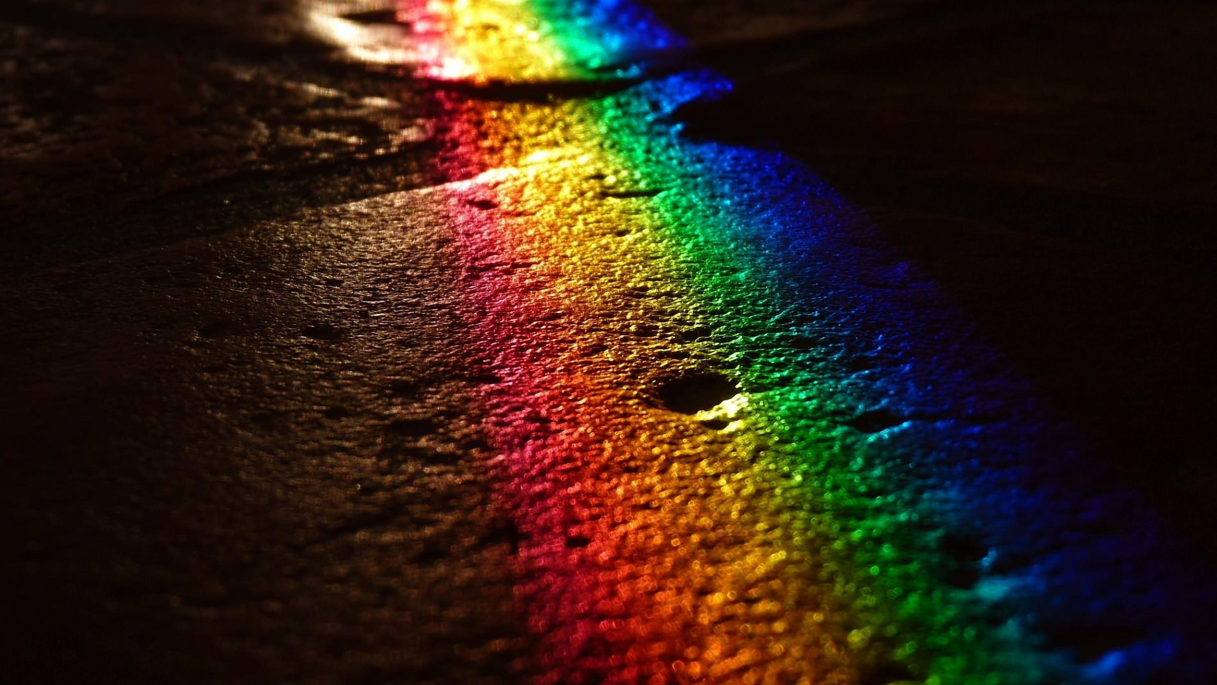 textured, rainbow, multi colored, city, pattern, close-up, vibrant color, painting, no people, light, concrete, light - natural phenomenon, creativity, HD Wallpaper
