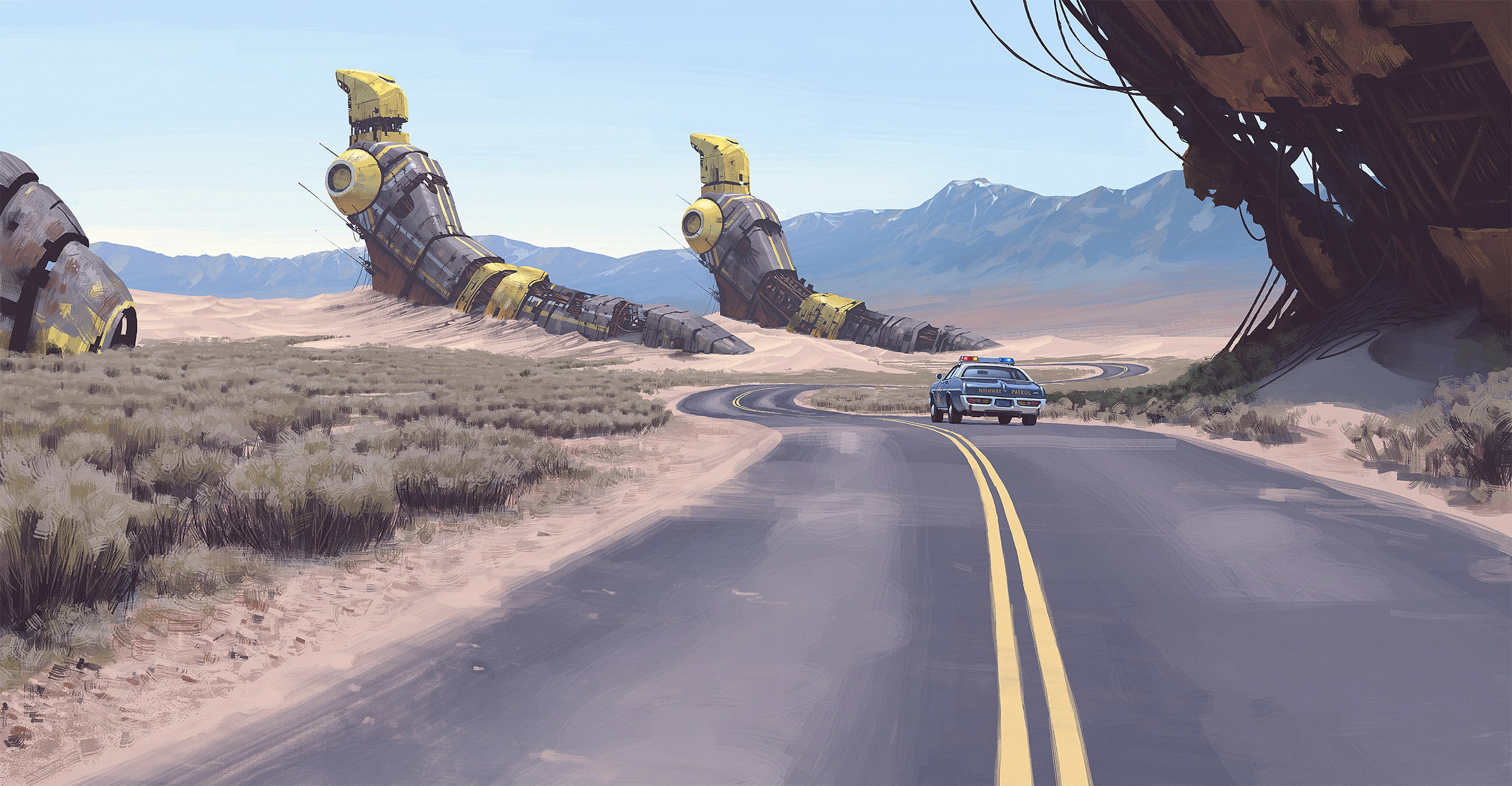 Fiction, Figure, 2K, Art, Simon Stalenhag, HD Wallpaper