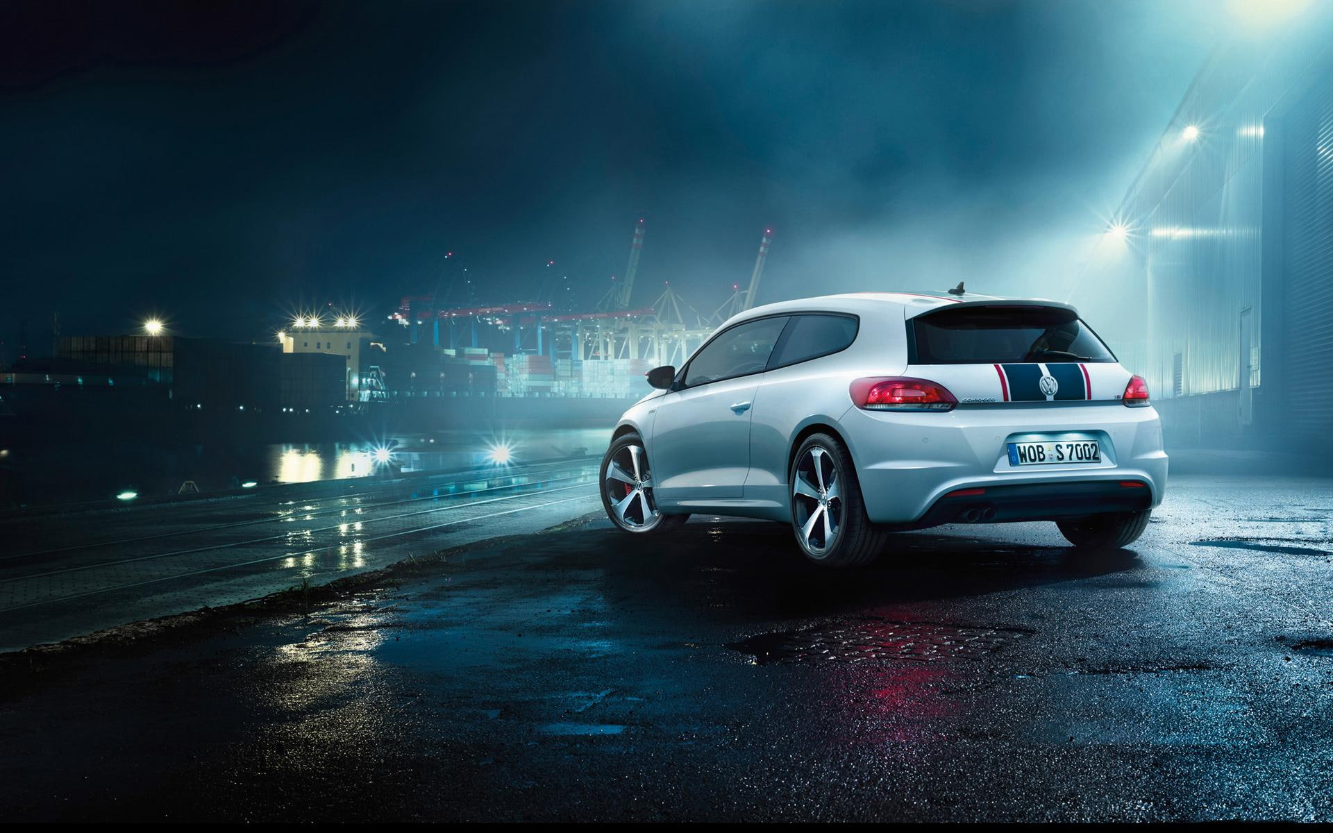 volkswagen, cars, scirocco, gts, silver, 2012, 1080P, HD Wallpaper