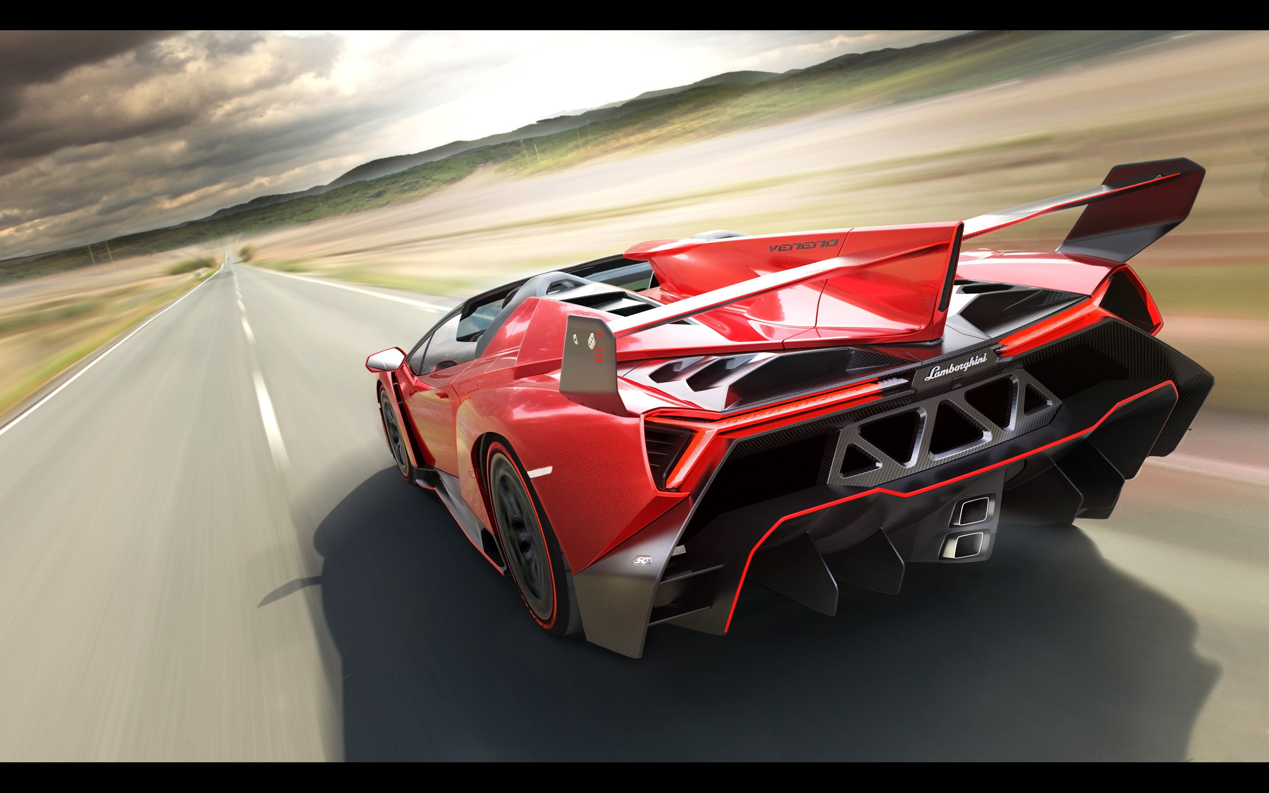 Roadster, Lamborghini, 2K, Veneno, 2014, HD Wallpaper