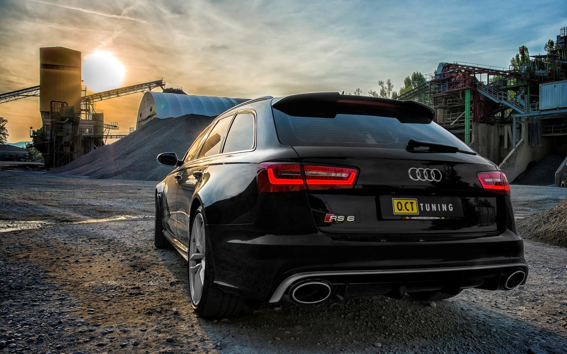 Audi RS6, 1080P, car, Audi RS6 Avant, Audi, O.CT Tuning, HD Wallpaper