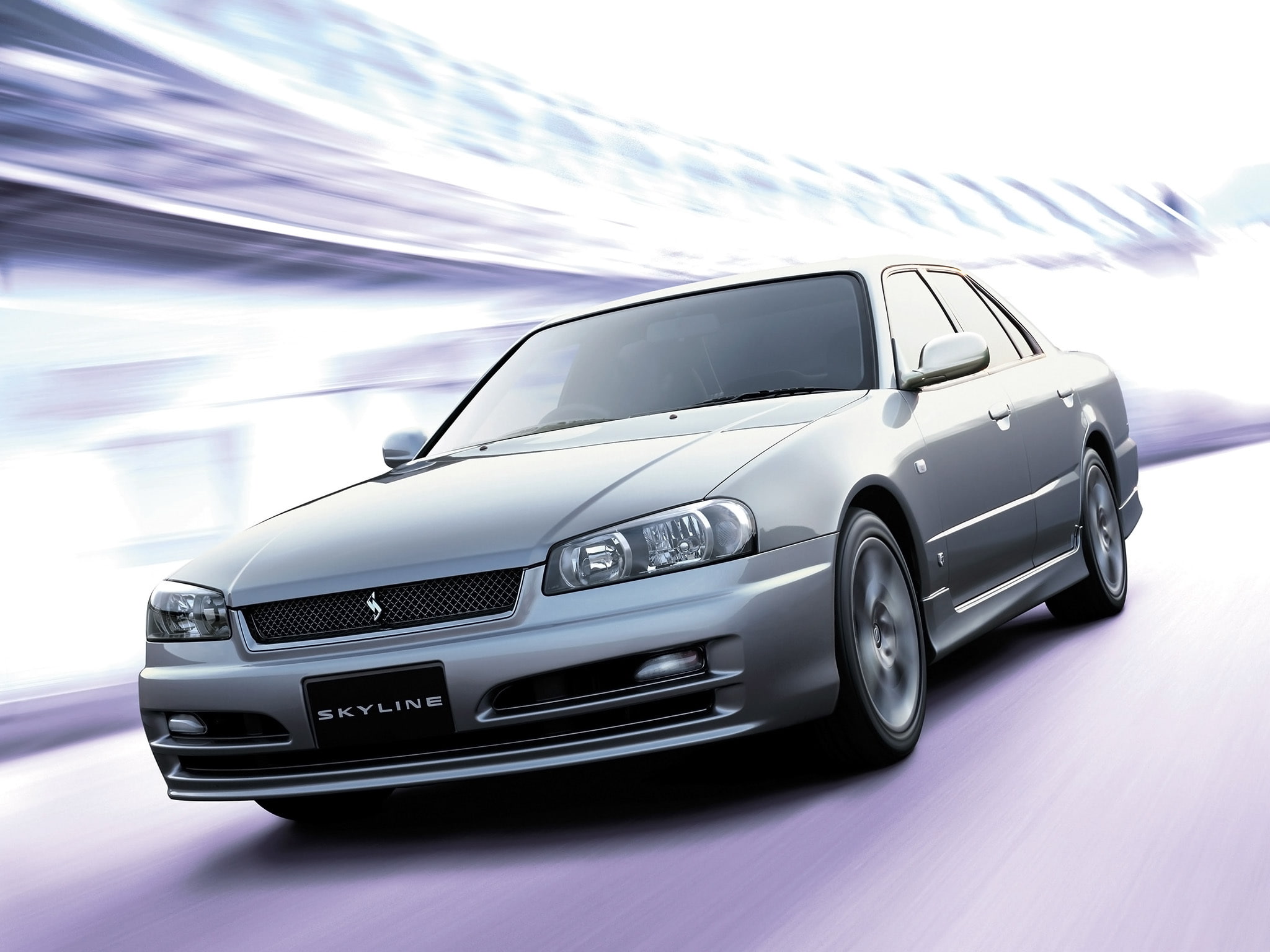 Р34, luxury, wheel, 1080P, shiny, Auto, indoors, mode of transportation, Nissan, wealth, gray, sports car, Japanese, city, white color, no people, Drift, HD Wallpaper