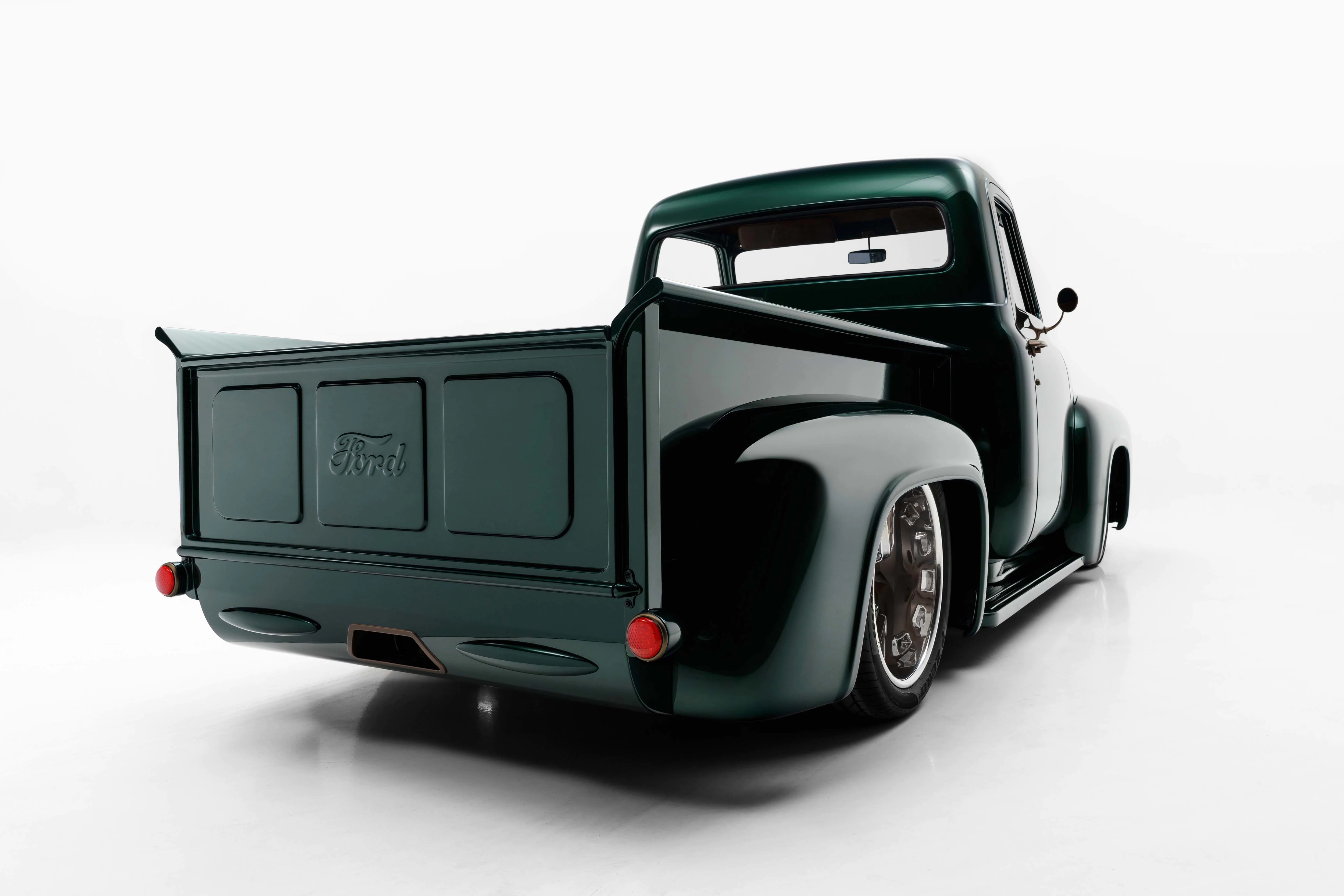 4K, pickup, auto, rod, f100, truck, vehicle, hot, ford, f-100, hotrod, streetrod, automobile, 1953, custom, HD Wallpaper