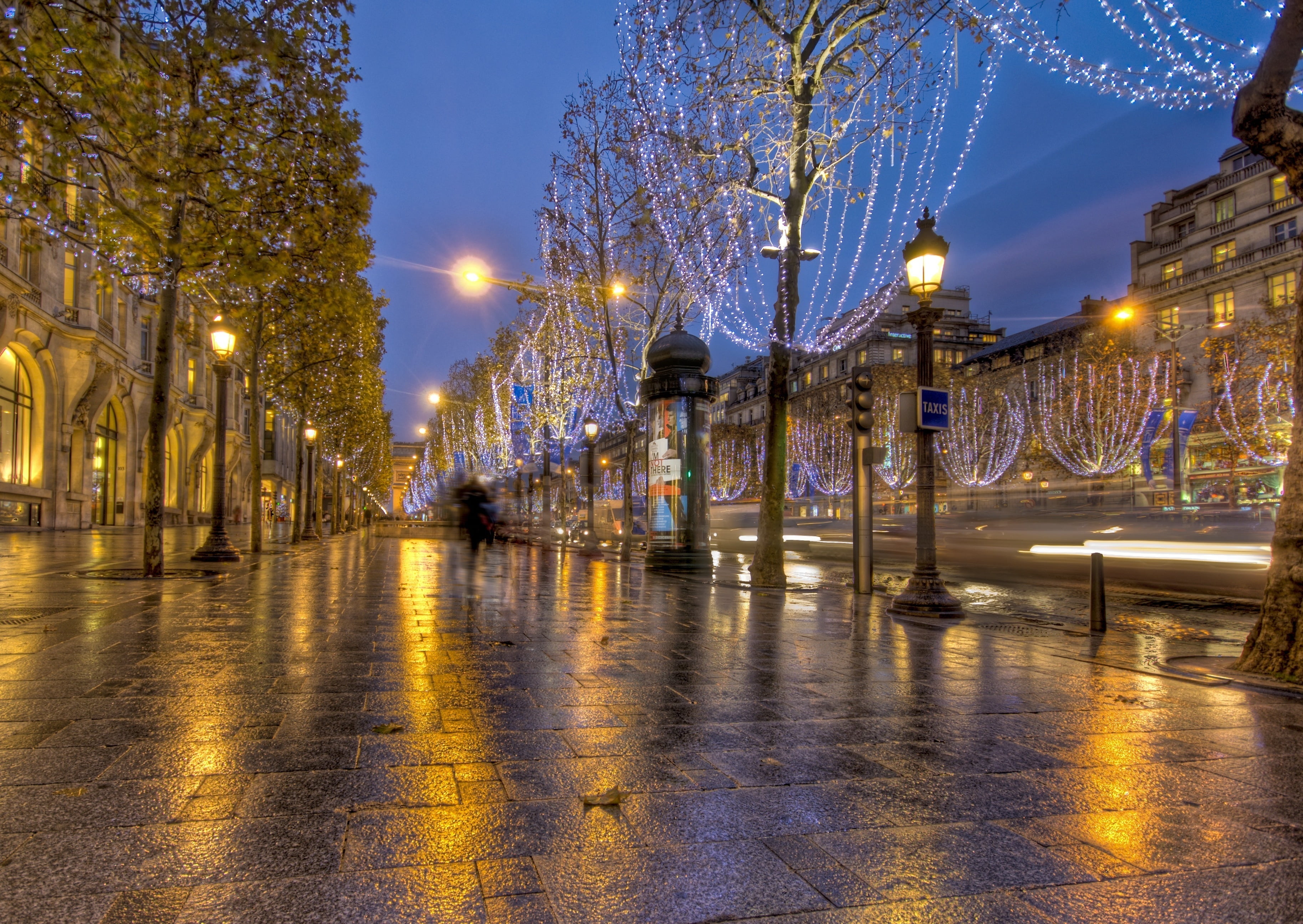 building, europe, road, cultures, paris, tower, travel Destinations, bridge - Man Made Structure, no people, travel, lighting Equipment, blue, lantern, HD Wallpaper