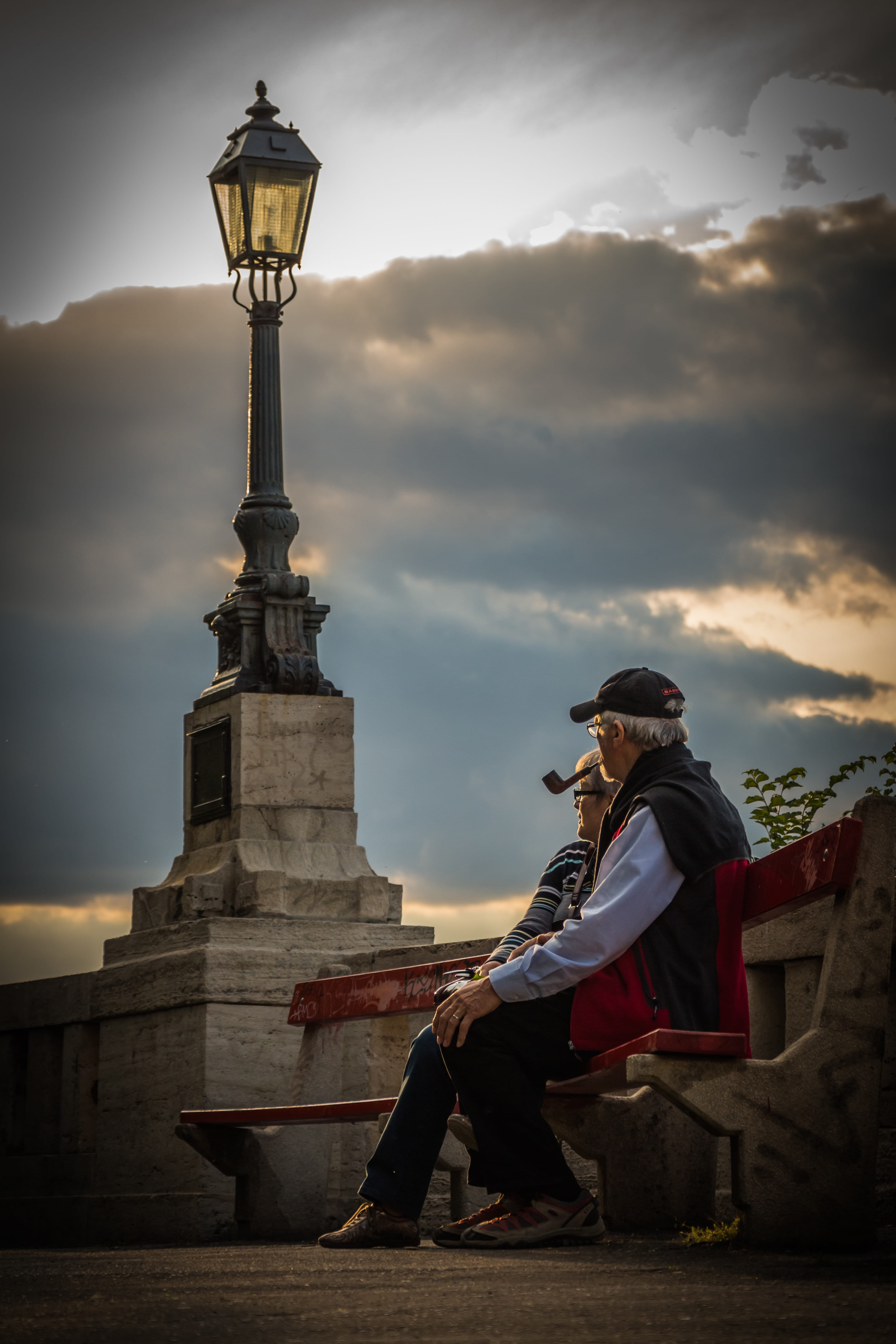pipe, full length, lifestyles, leisure activity, art and craft, built structure, 5K, cloud - sky, cloudy, clouds, real people, sky, history, nature, the past, Phone HD Wallpaper