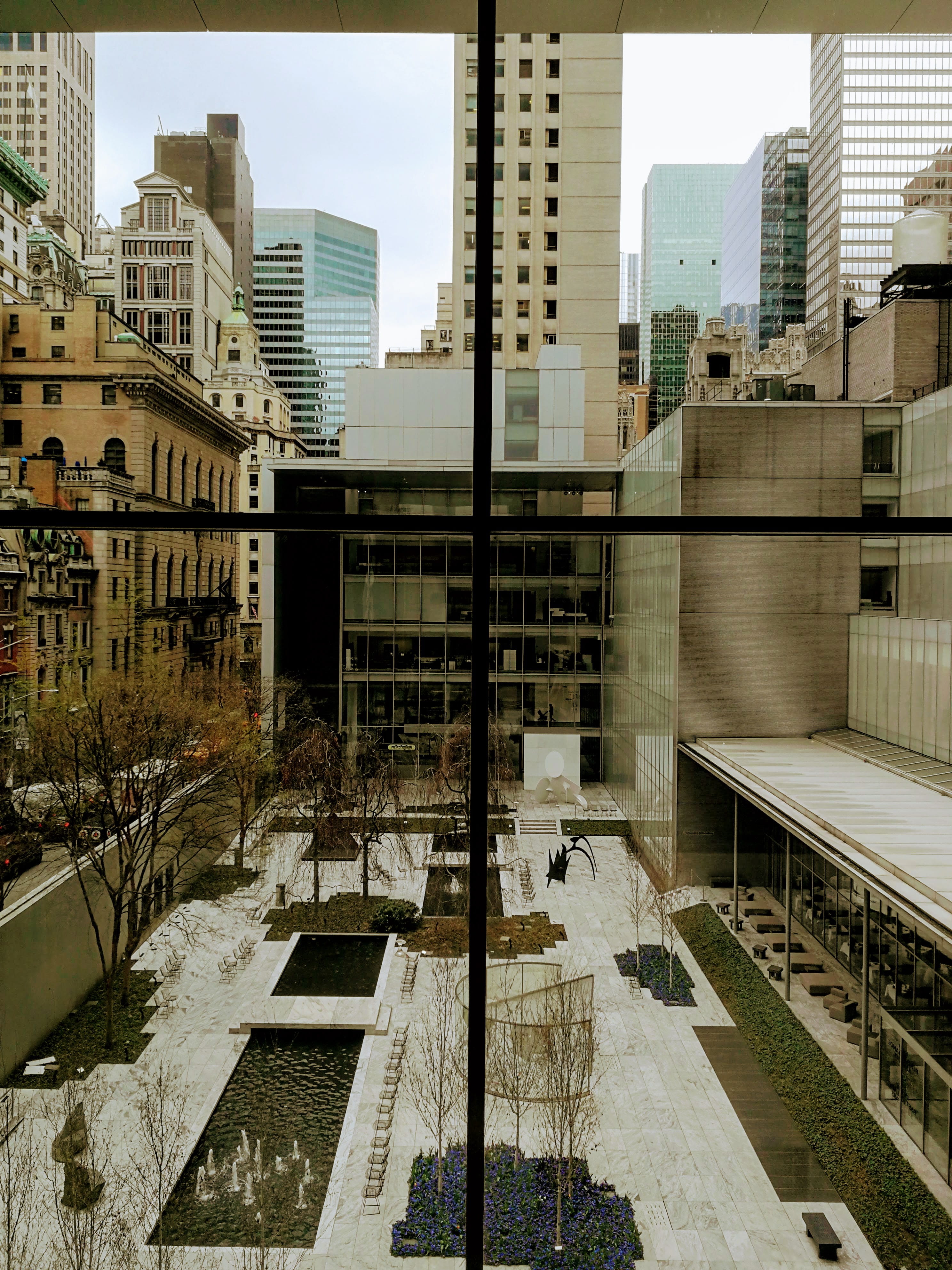 office building exterior, buildings, urban, building exterior, city life, window view, built structure, nature, city, downtown, new york, skyscrapper, tall - high, Phone HD Wallpaper