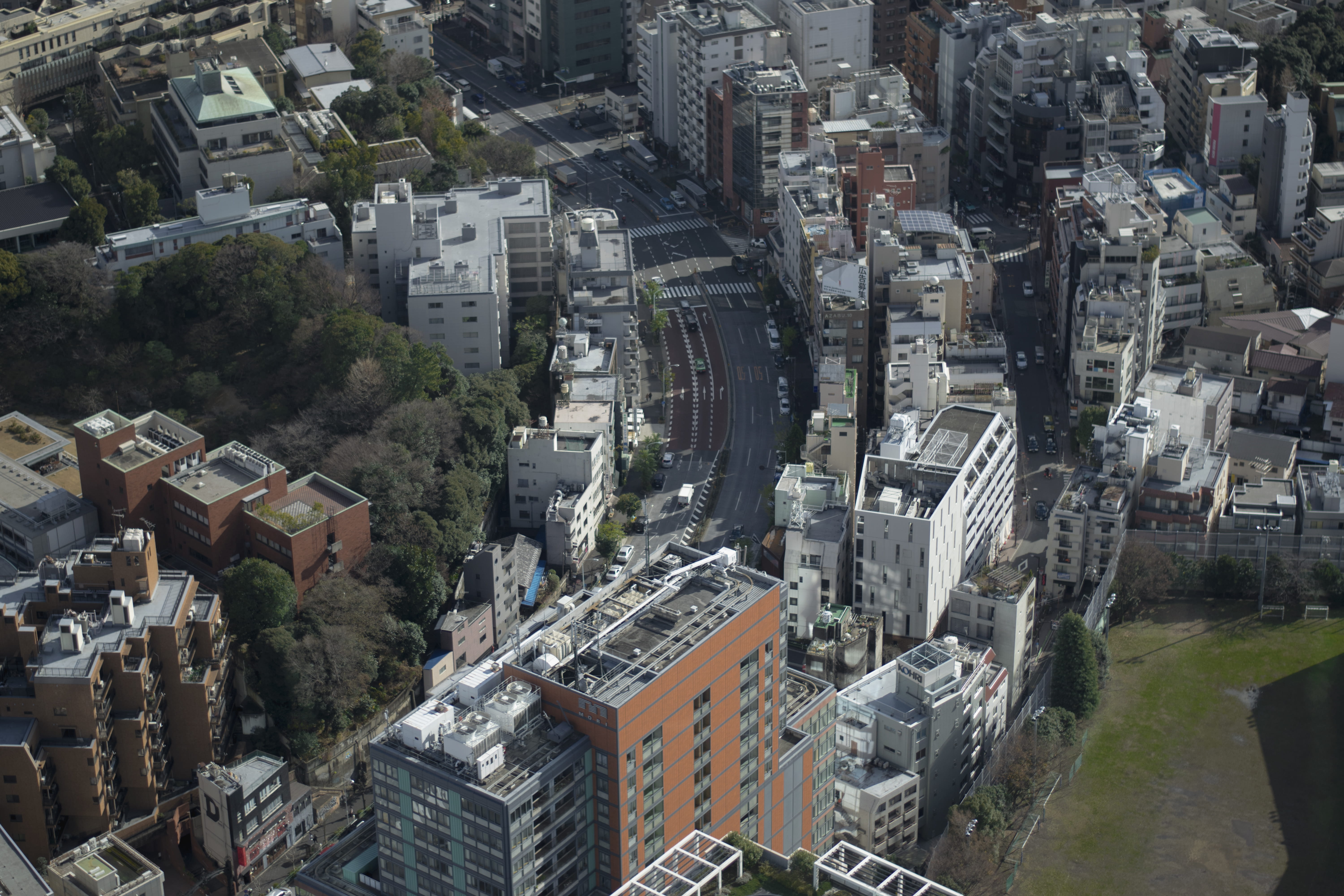 tall - high, buildings, aerial view, cars, architecture, high angle view, city, crowded, cityscape, office building exterior, seoul, residential district, HD Wallpaper