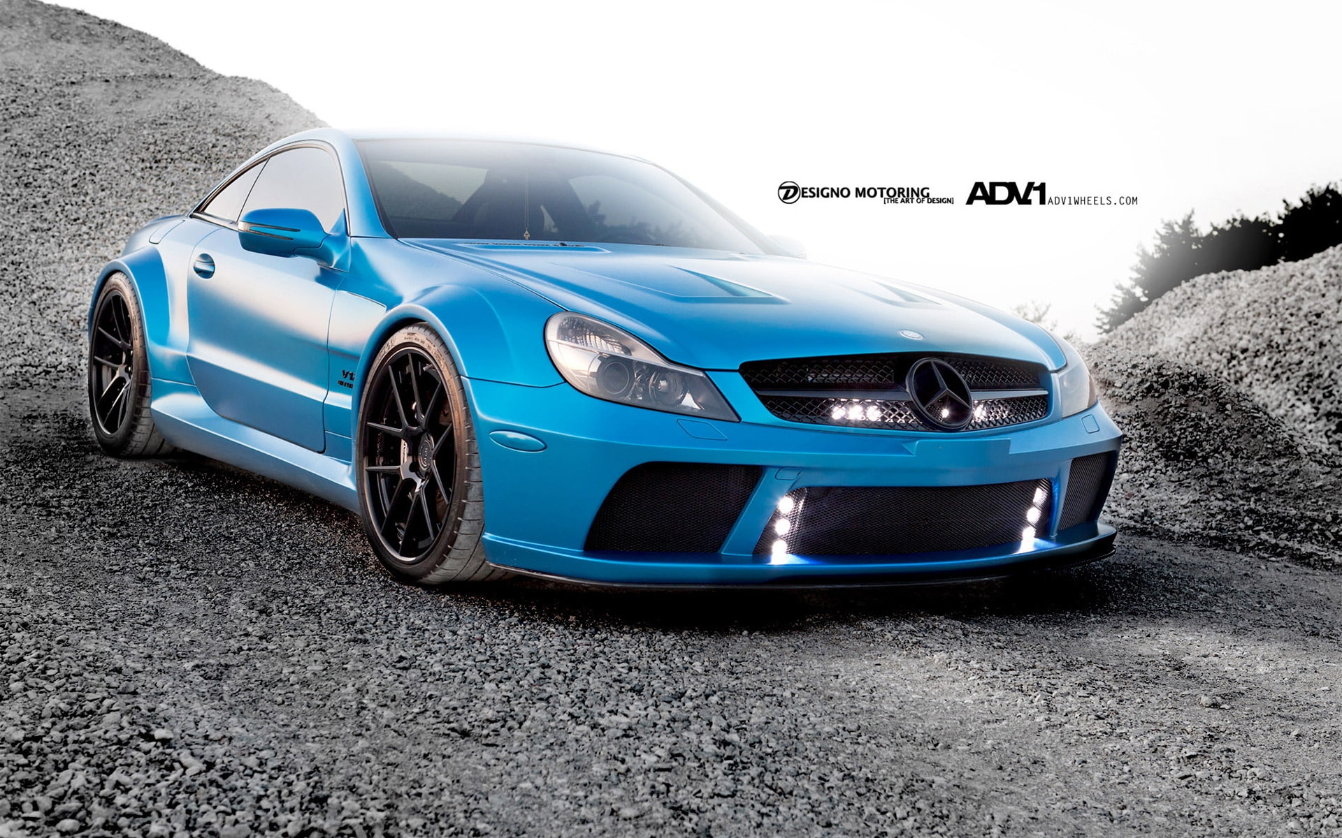 Mercedes Benz SL, wheels, sl, benz, turquoise, adv, mercedes, blue, 1080P, coupe, sports, Mercedes Benz SL AMG, HD Wallpaper