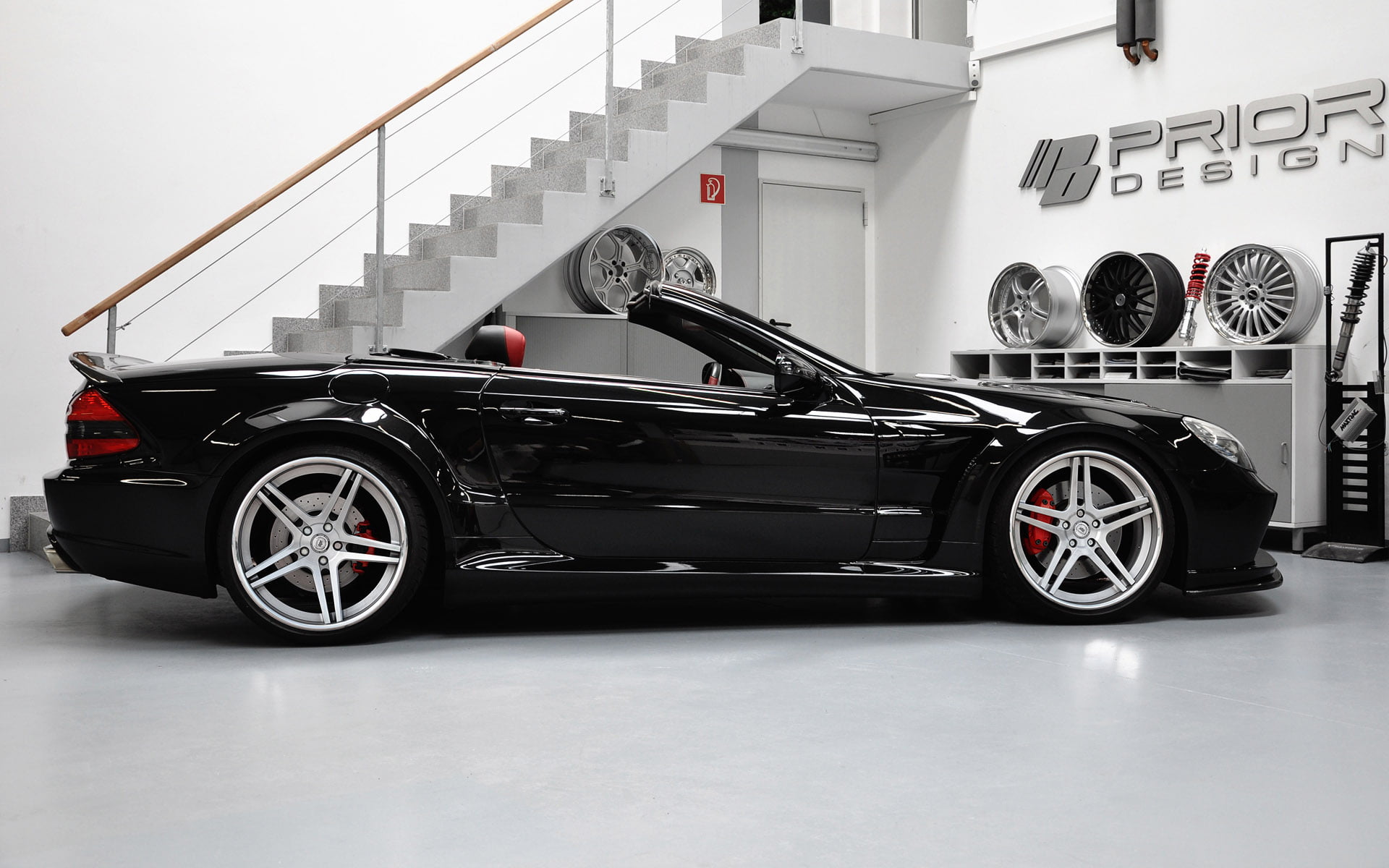 mode of transportation, 1080P, building exterior, sports car, prior design, tuning, luxury, parking, car, built structure, s l, text, wheel, transportation, HD Wallpaper
