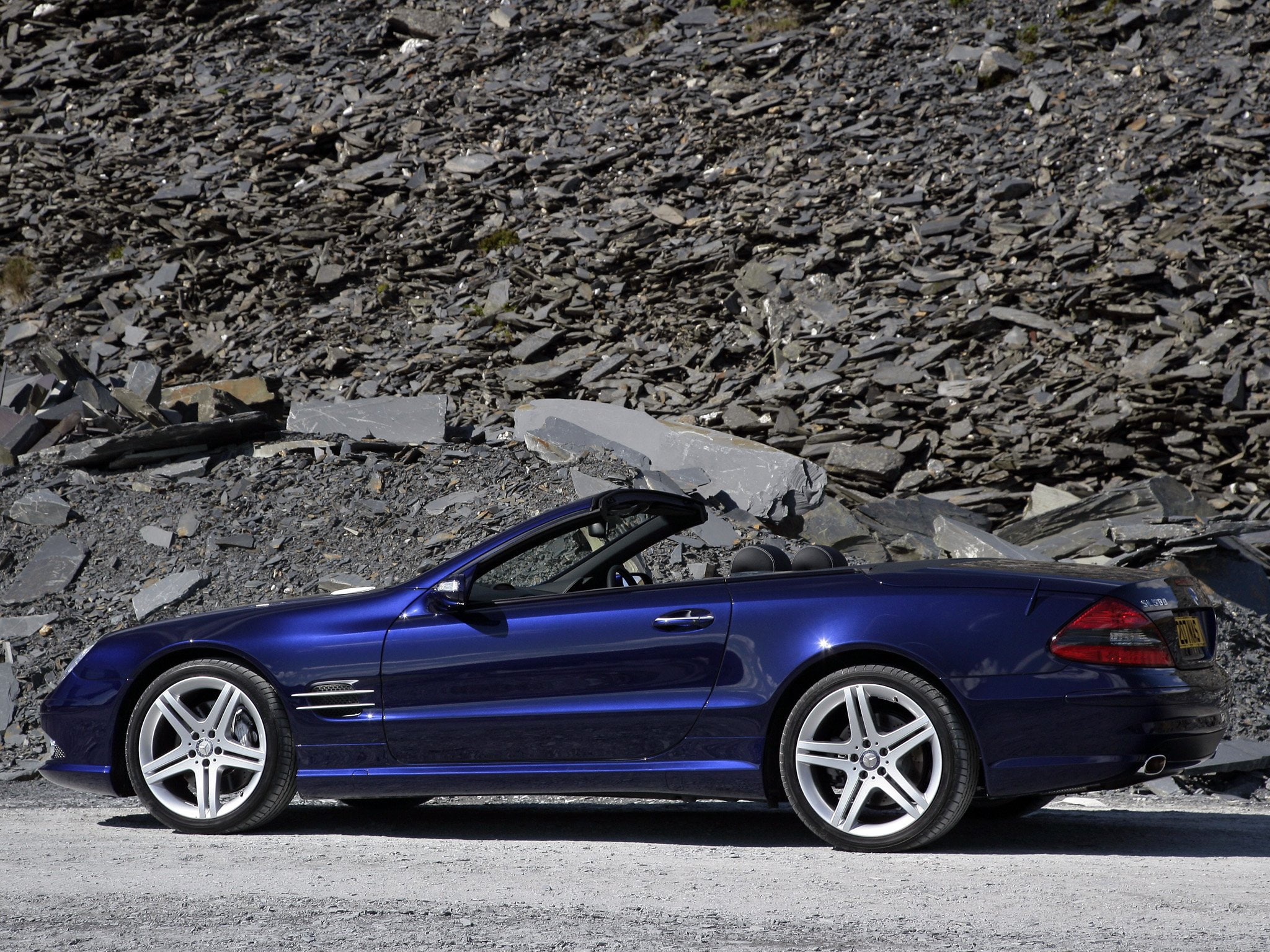 500, mercedes, package, benz, s l, 1080P, r230, convertible, 2005 08, sports, uk spec, sl500, HD Wallpaper