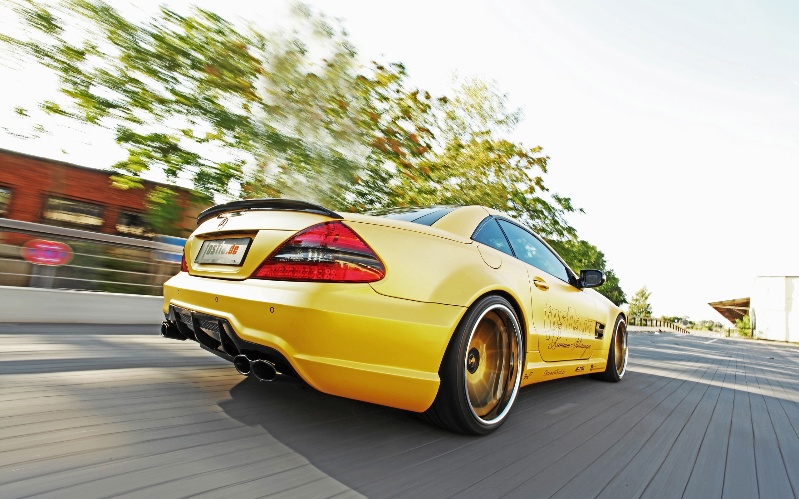 r230, benz, mercedes, 2013, amg, supercar, tuning, sl 55, fostla, 2K, HD Wallpaper