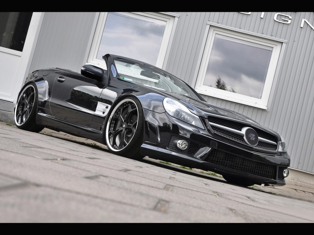 r, 720P, benz, mercedes, MB, hd, cars, 2010, art, pd, sl, HD Wallpaper