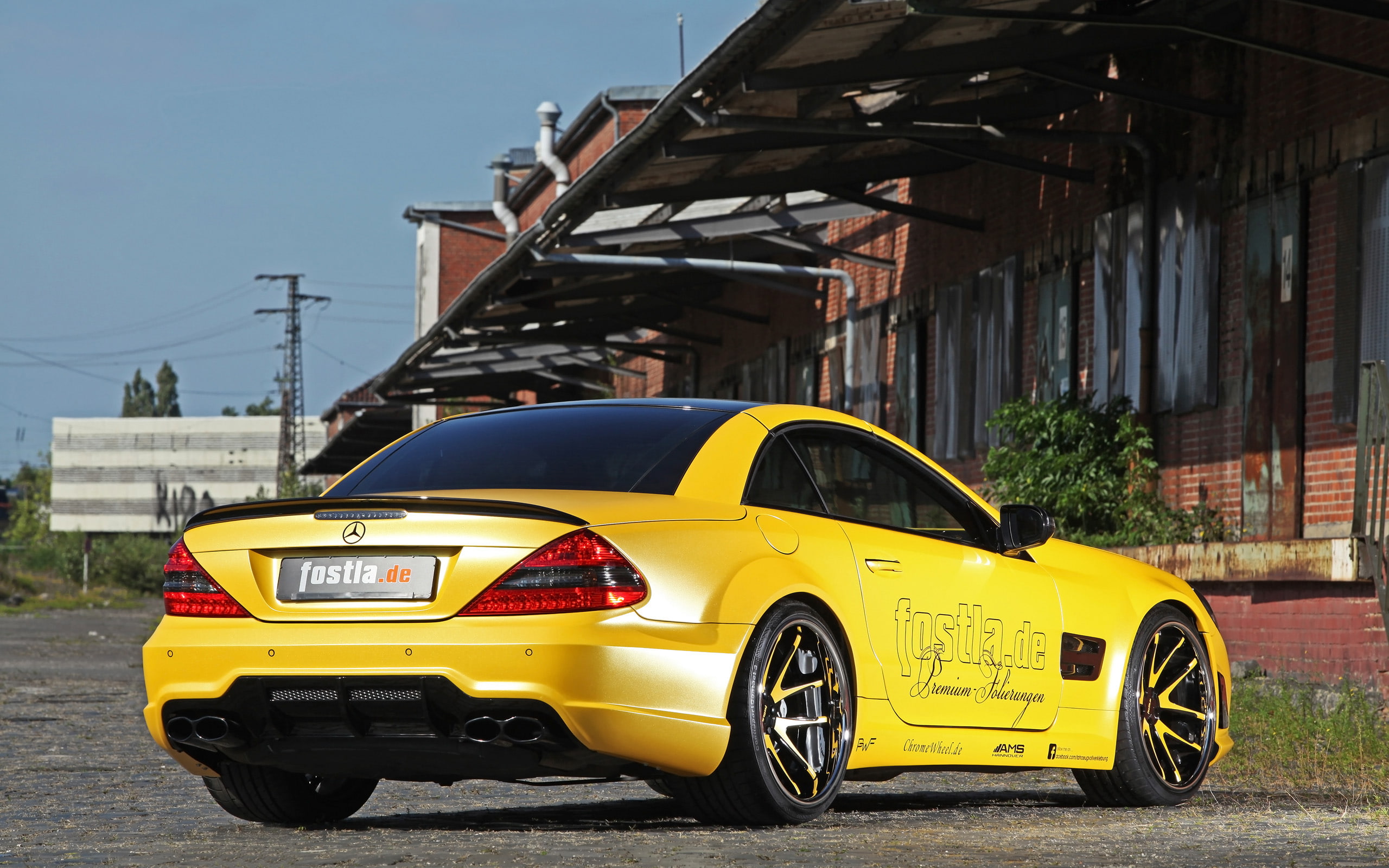 mercedes, tuning, supercar, amg, 2013, benz, r230, 2K, fostla, sl 55, HD Wallpaper