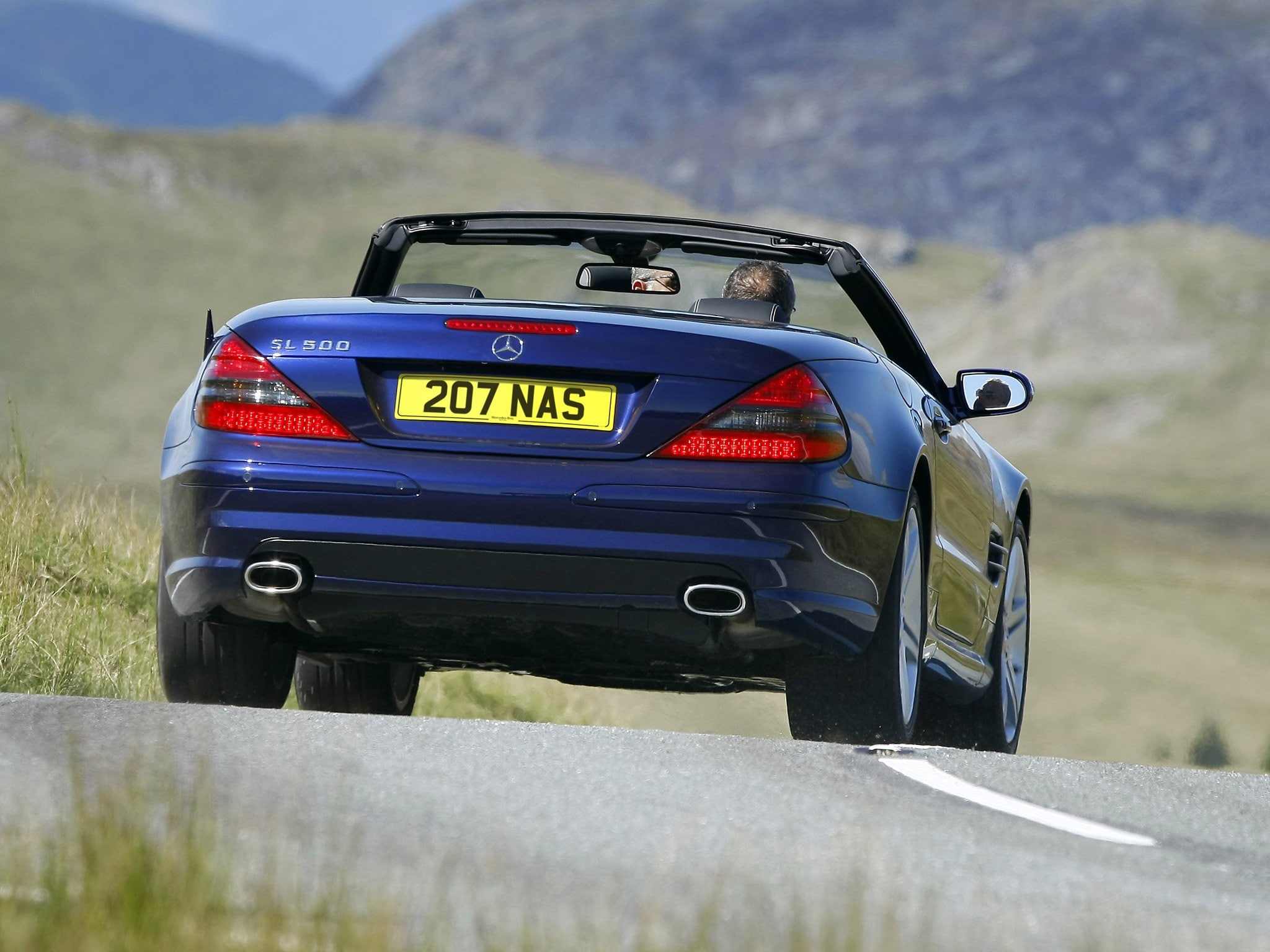 s l, 500, r230, benz, 2005 08, mercedes, convertible, 1080P, sports, package, uk spec, sl500, HD Wallpaper