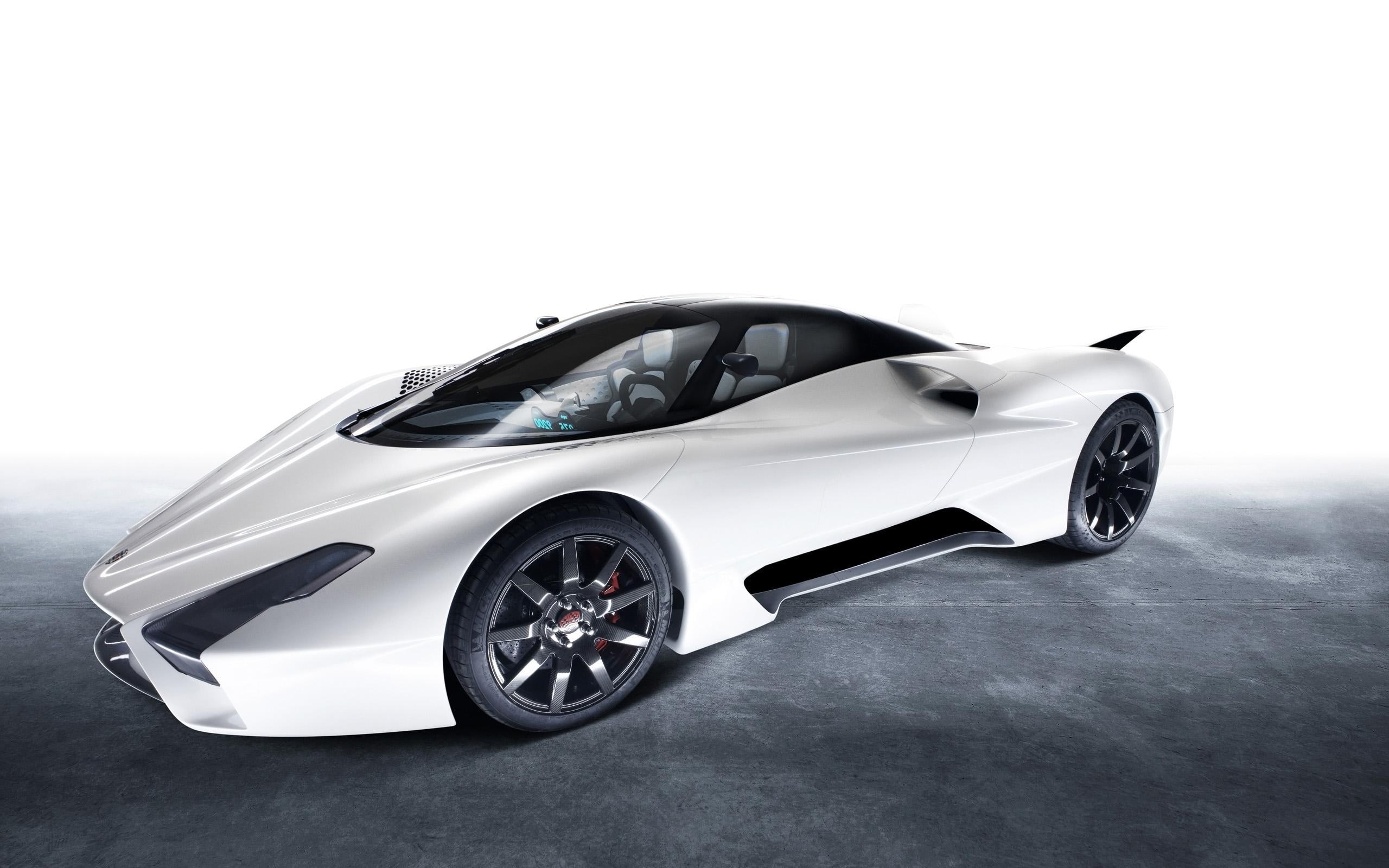 car, other cars, ssc, white, tuatara, cars, 2014, sports, 2K, HD Wallpaper
