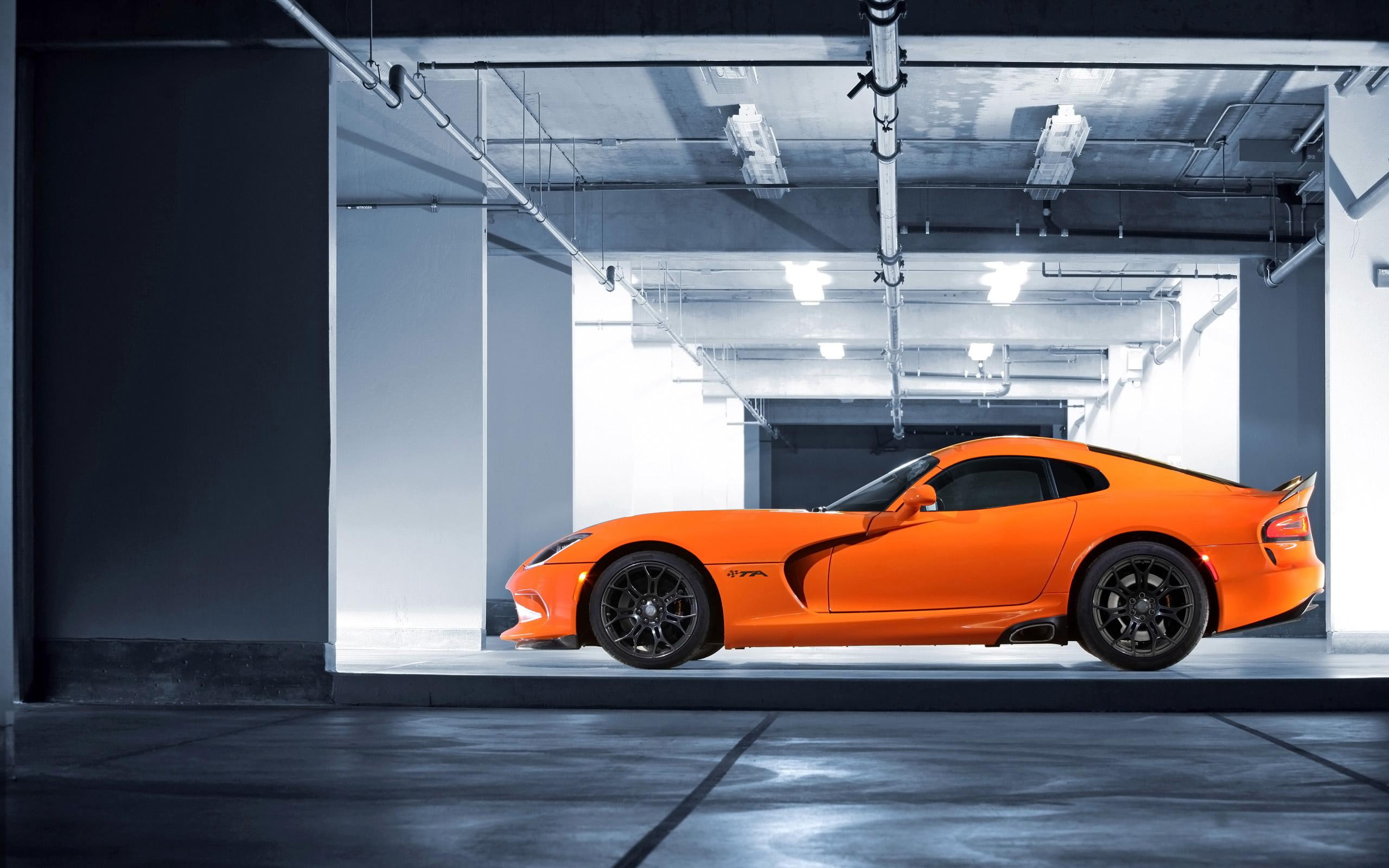 viper, 2014, cars, ta, srt, 2K, orange, coupe, other cars, HD Wallpaper