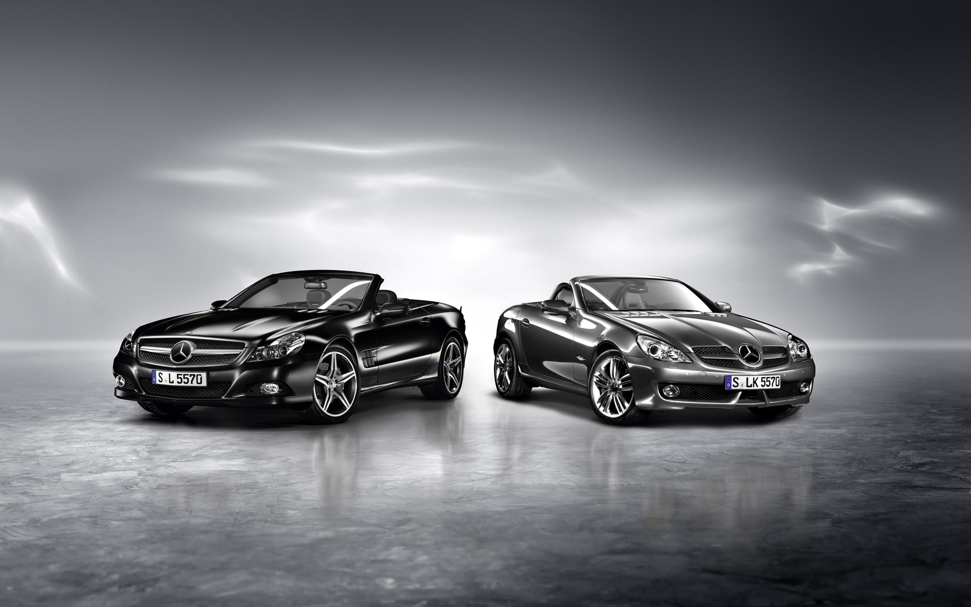 1080P, Mercedes Benz SLK, slk, benz, mercedes, HD Wallpaper