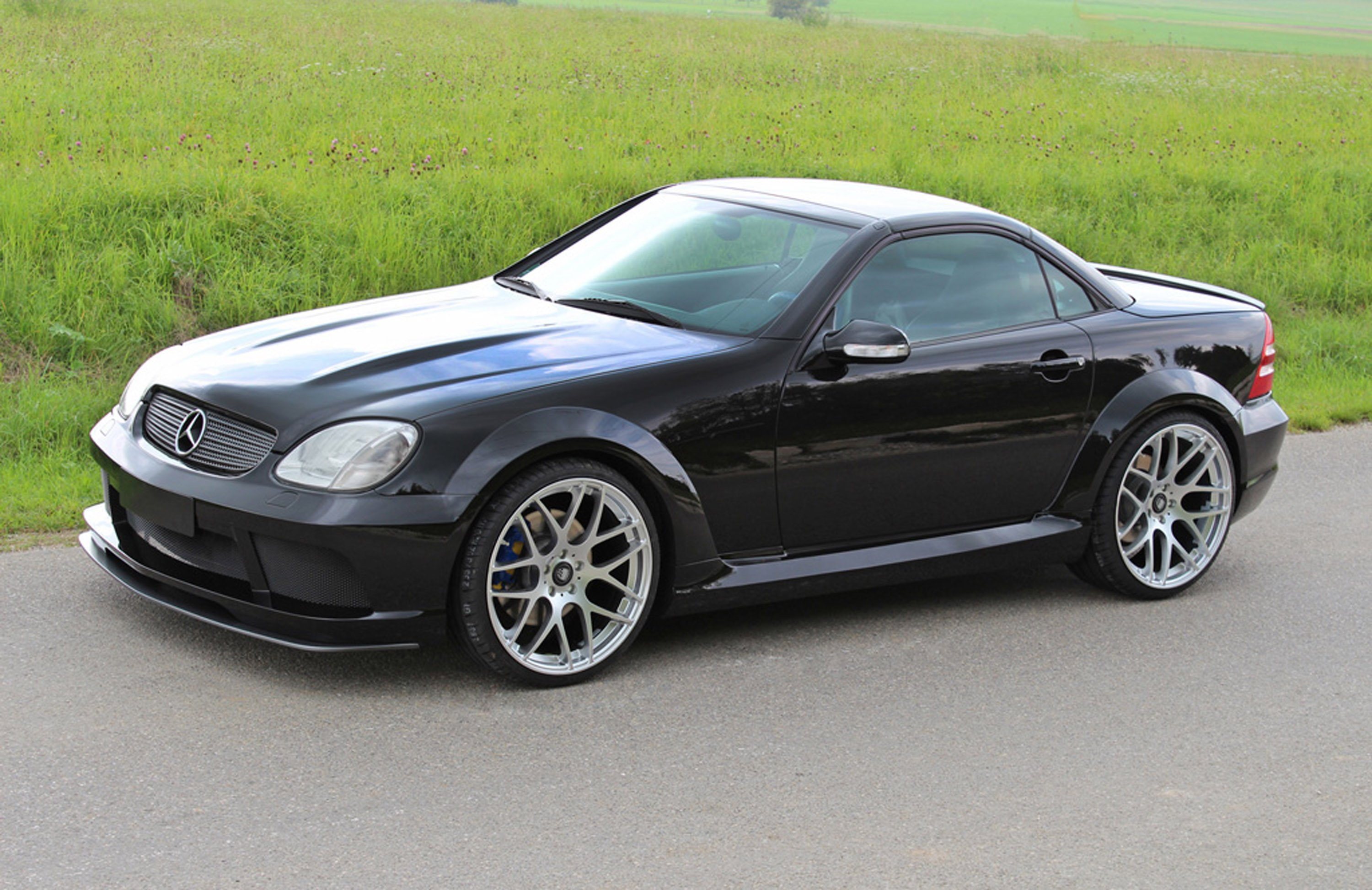 2K, lumma, tuning, slk r170, mercedes, HD Wallpaper