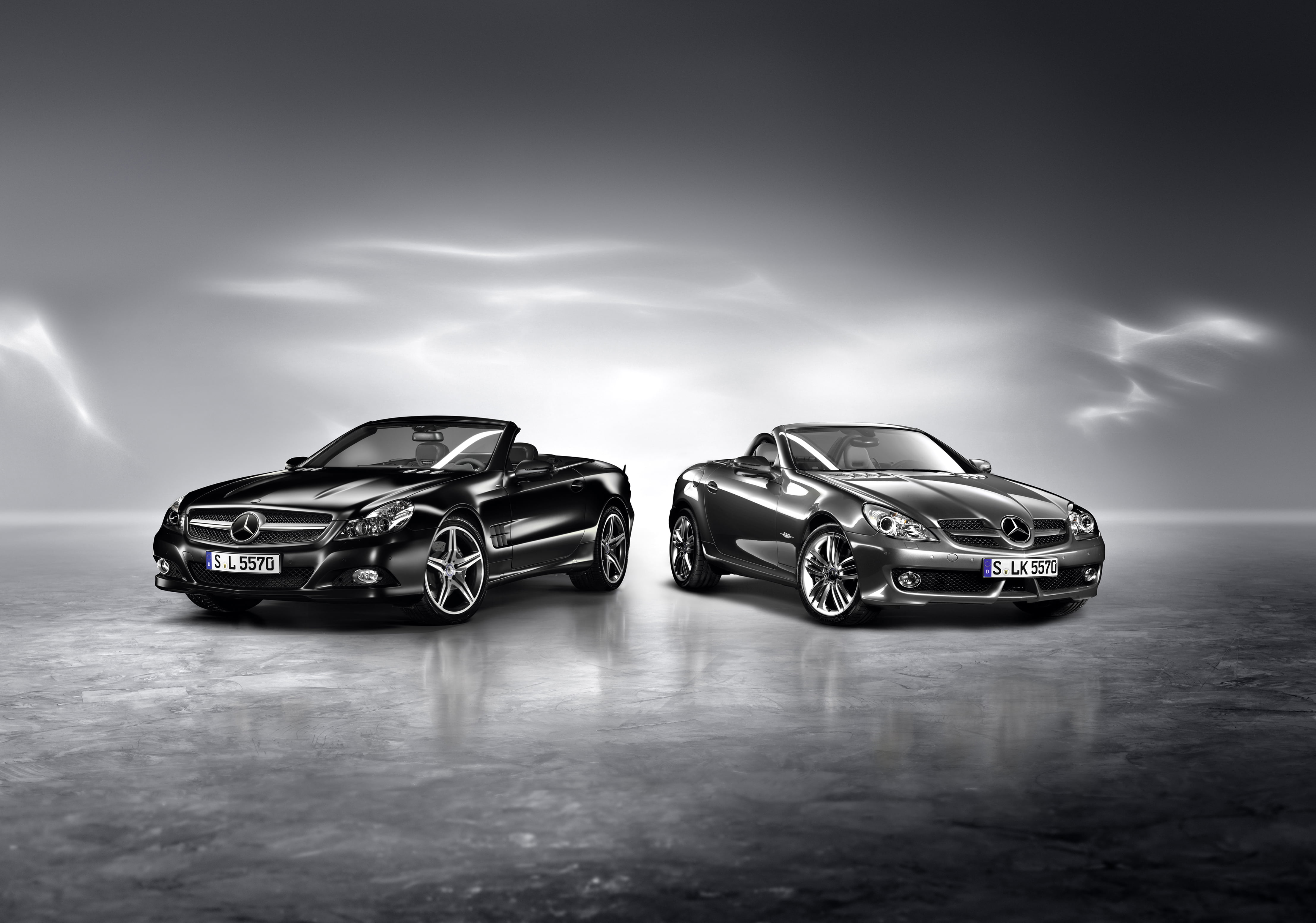 flooring, mini Cooper, elegance, no People, two objects, land Vehicle, supercar, bMW, spotlight, coupes, alloy Wheel, sport, Mercedes-Benz SL, modern, new, HD Wallpaper