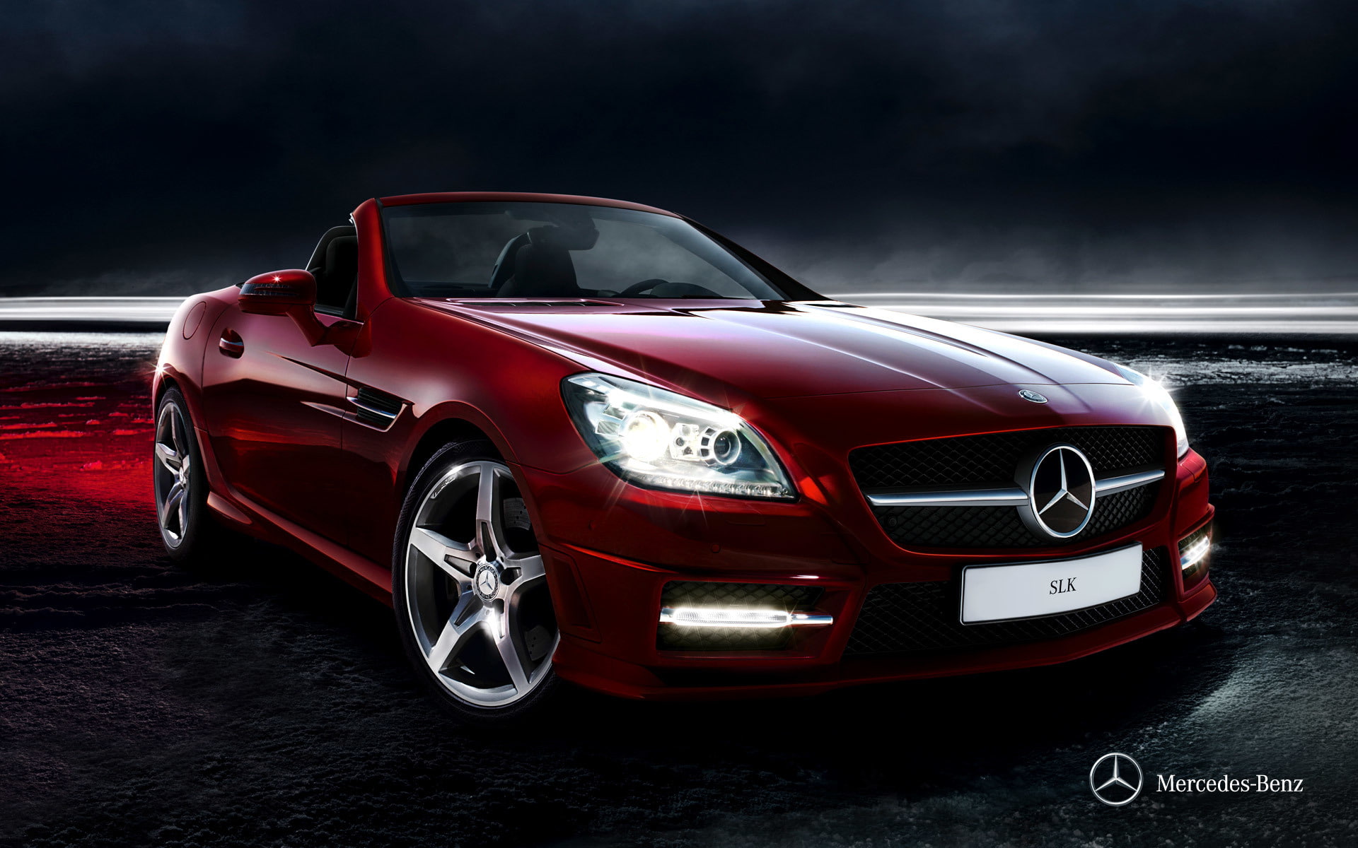 Mercedes, convertible, SLK, 1080P, Mercedes-Benz, R172, 2011, HD Wallpaper