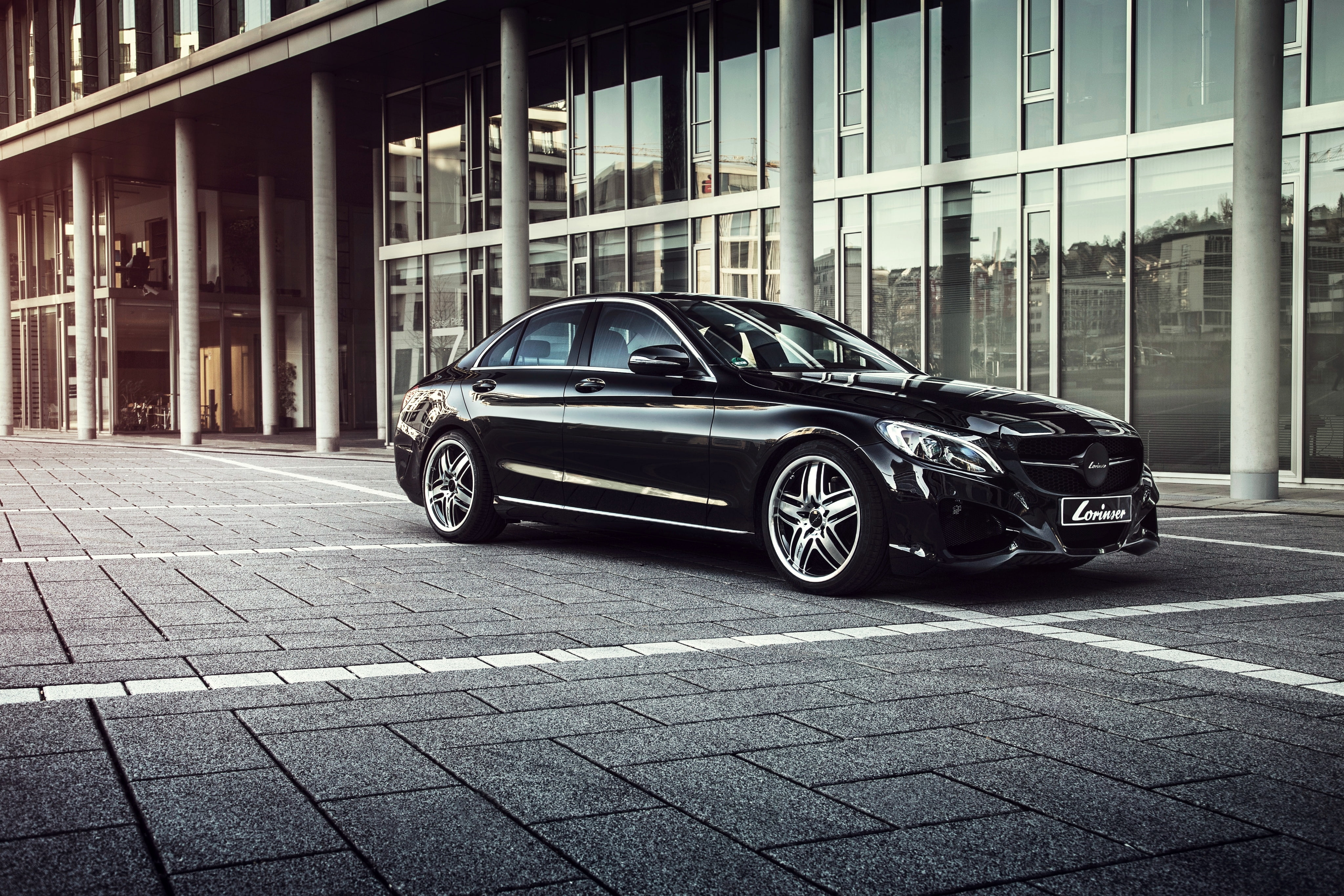Lorinser, 4K, C-Class, Mercedes, 2014, Mercedes-Benz, W205, HD Wallpaper