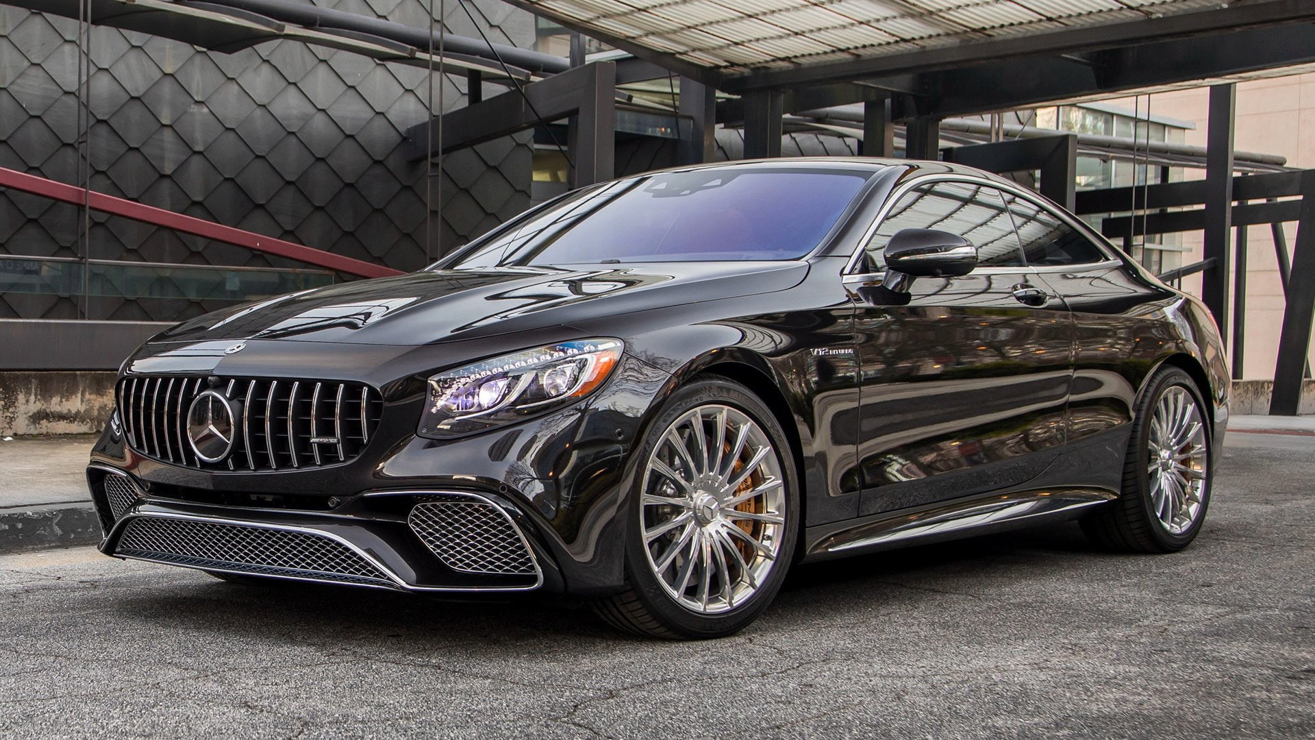 Black Car, Coupé, Luxury Car, Mercedes-AMG S 65, Mercedes-Benz, Car, Mercedes-AMG S65, 1080P, HD Wallpaper