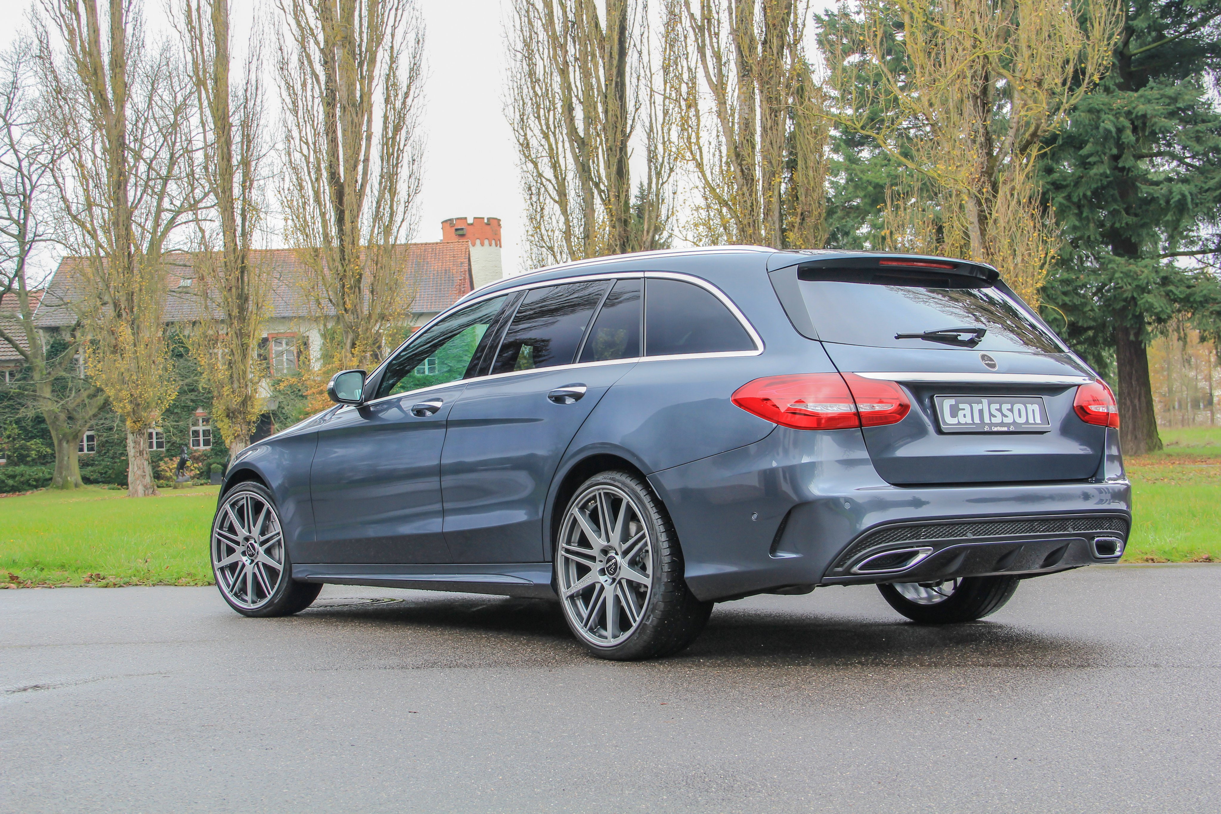 carlsson, mercedes, stationwagon, amg, estate, 4K, line, 2014, benz, c-klasse, HD Wallpaper