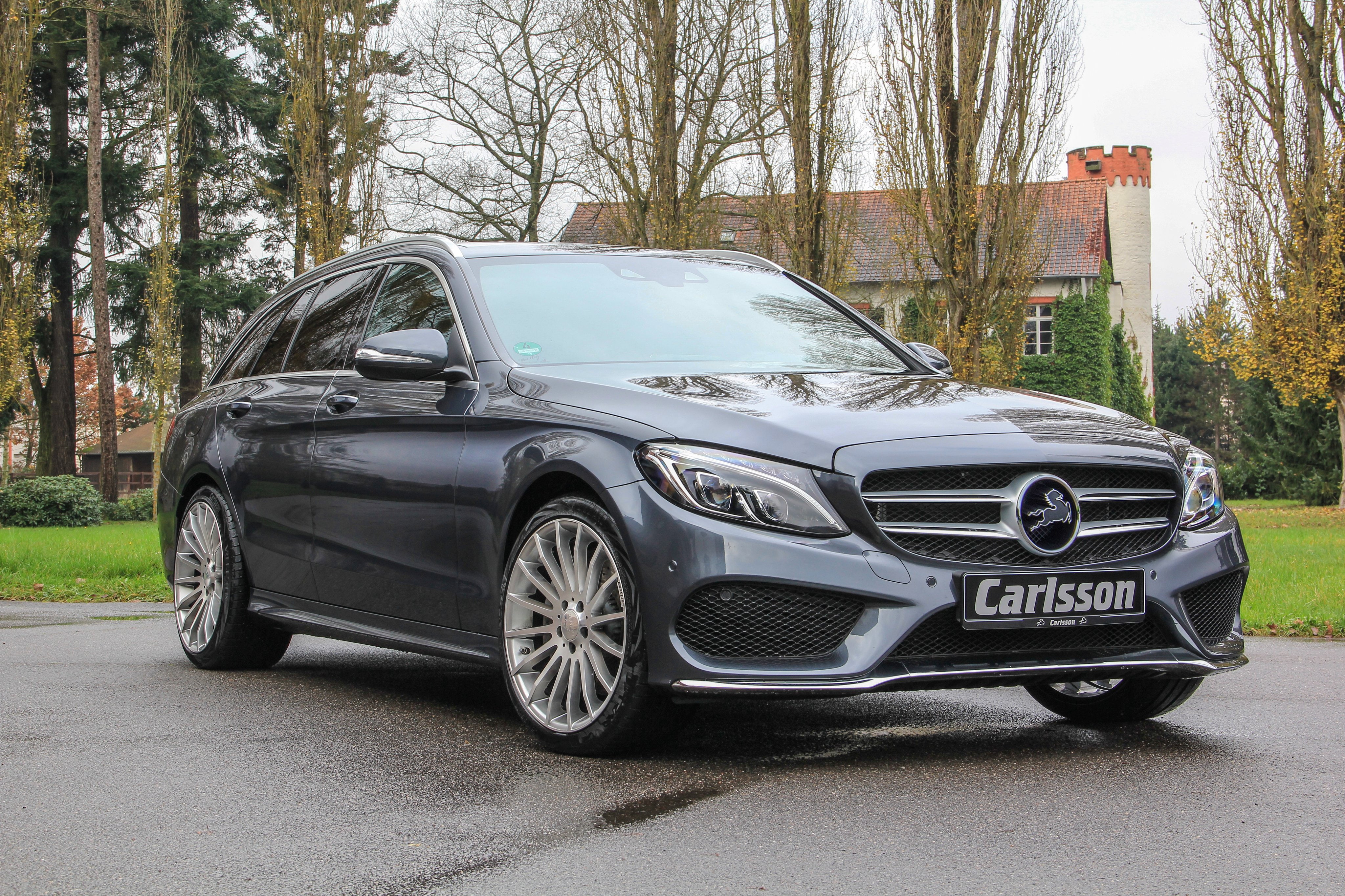 line, 4K, estate, benz, stationwagon, mercedes, amg, 2014, c-klasse, carlsson, HD Wallpaper
