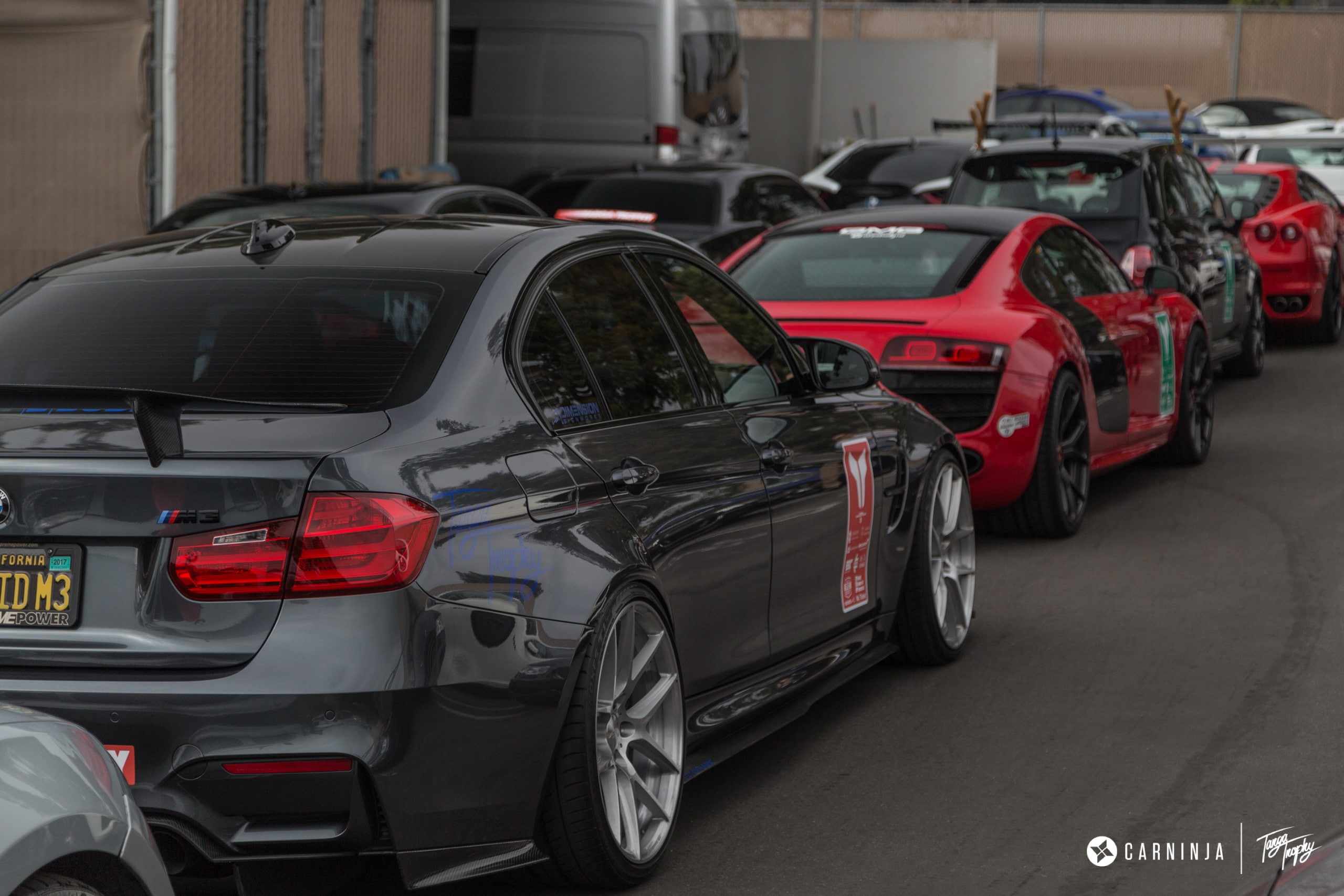 land vehicle, industry, day, low, luxury, motor vehicle, mode of transportation, shopping, BMW M4 Coupe, Carninja, car, sports car, city, automobile industry, HD Wallpaper