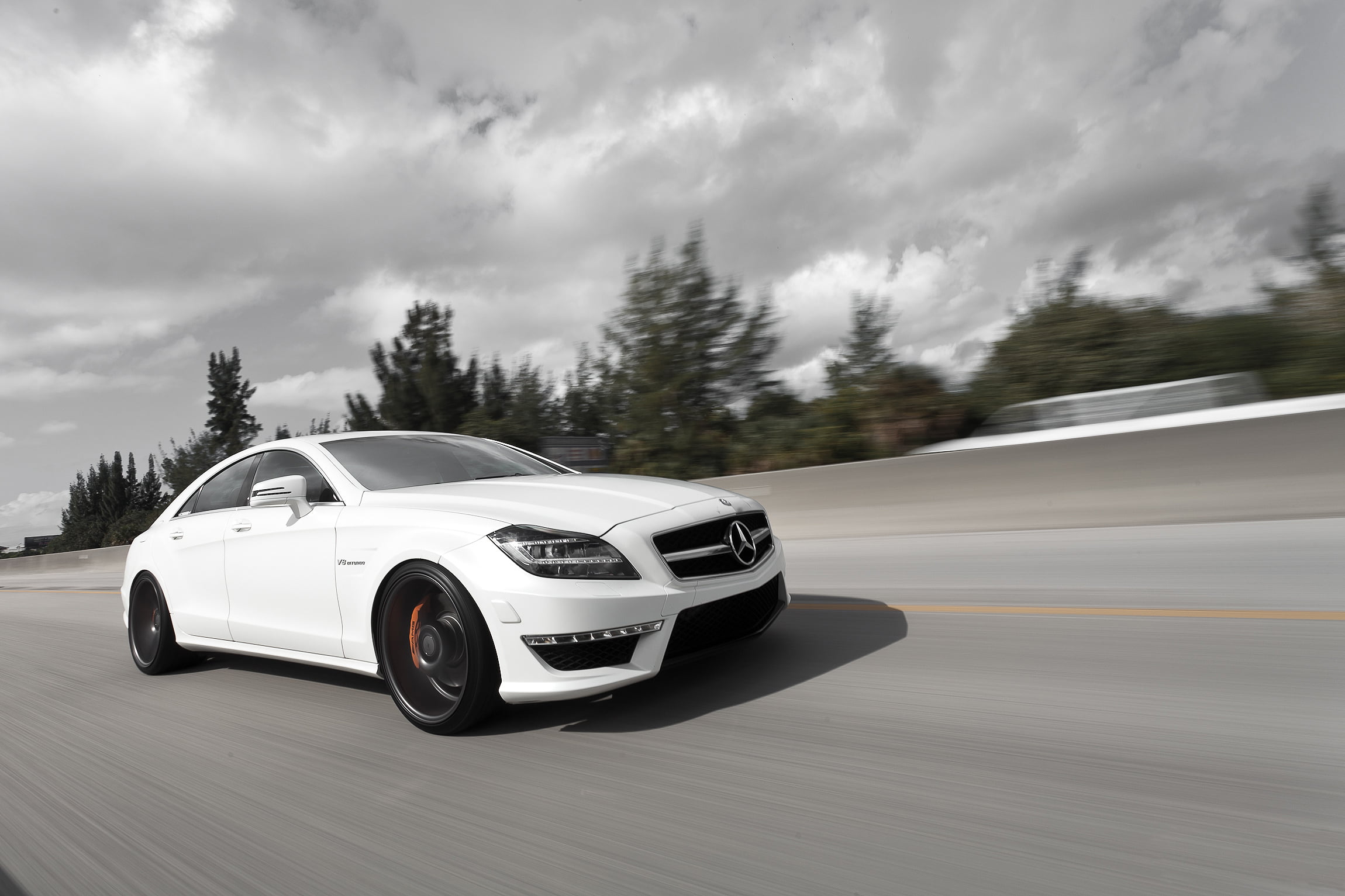car, CLS-class, white, engine, competition, day, motor Vehicle, sport, mode of transportation, outdoors, benz, 1080P, modern, mercedes, street, Mercedes-Benz, HD Wallpaper