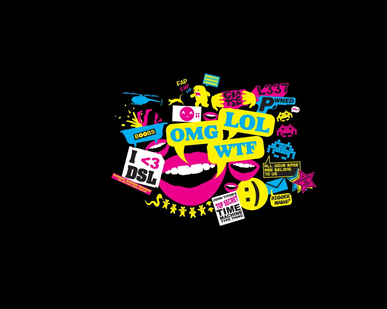 communication, Domo, creativity, cut out, emotion, multi colored, choice, text, black background, 720P, variation, close-up, still life, western script, HD Wallpaper