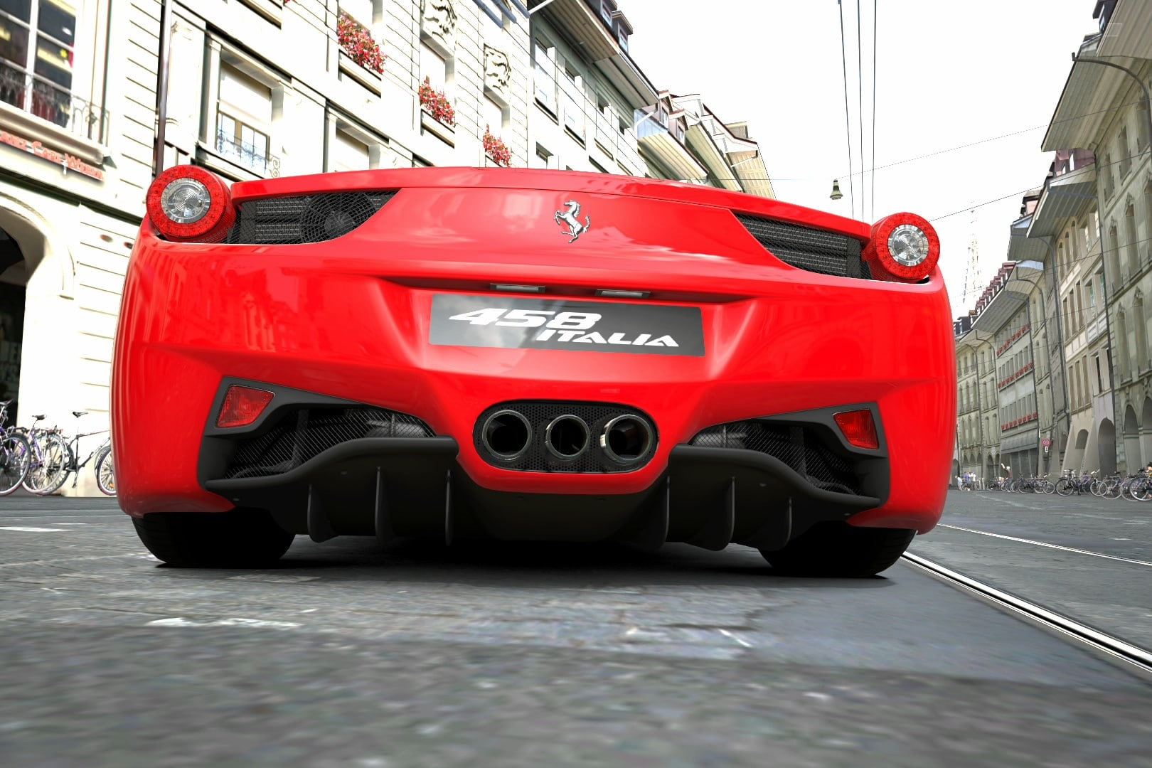 458 italia, video games, Ferrari 458 Italia, car, Gran Turismo 5, 720P, HD Wallpaper