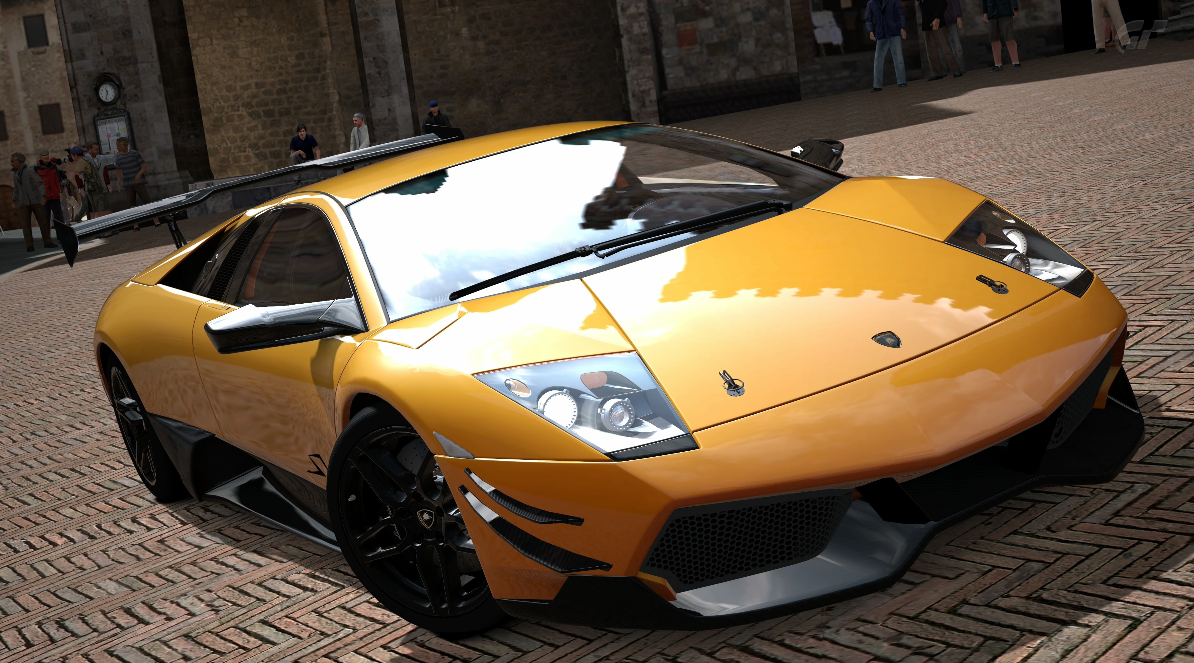 sv, no people, day, built structure, Games, city, car, street, land vehicle, mode of transportation, architecture, motor vehicle, lambo, wheel, coupe, 4K, HD Wallpaper