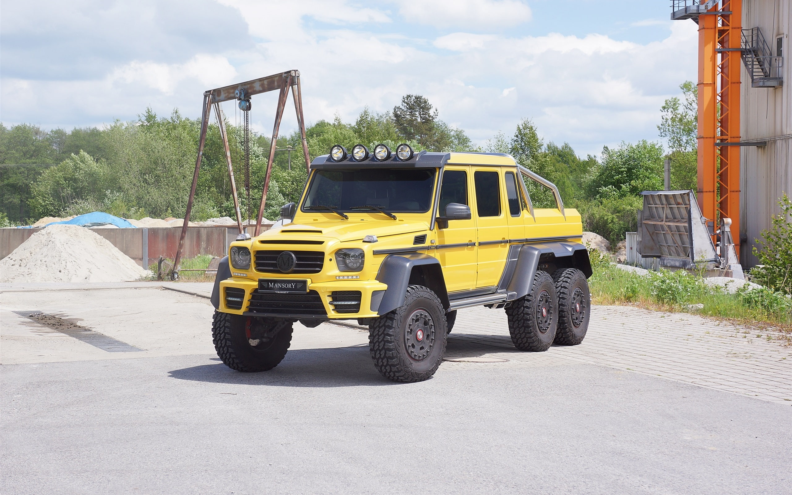 2015, Mercedes, Yellow, x, 2K, Car, amg, g, Benz, HD Wallpaper