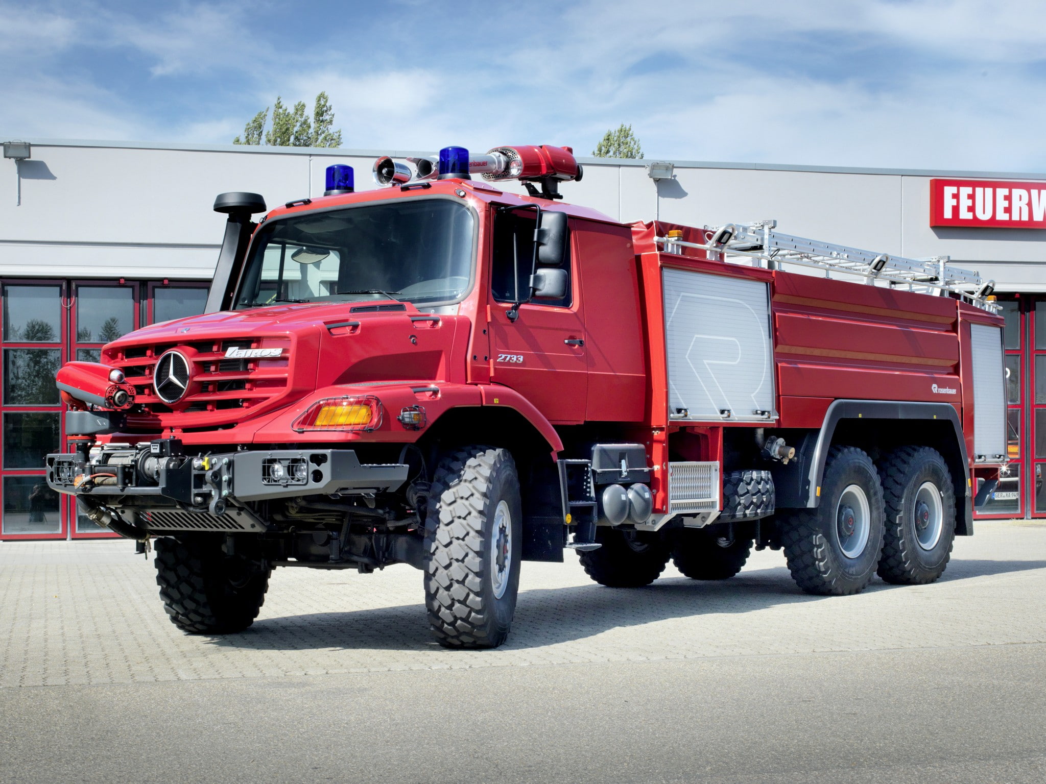 6x6, 2012, firetruck, mercedes, 1080P, benz, rosenbauer, zetros, feuerwehr, 2733, HD Wallpaper