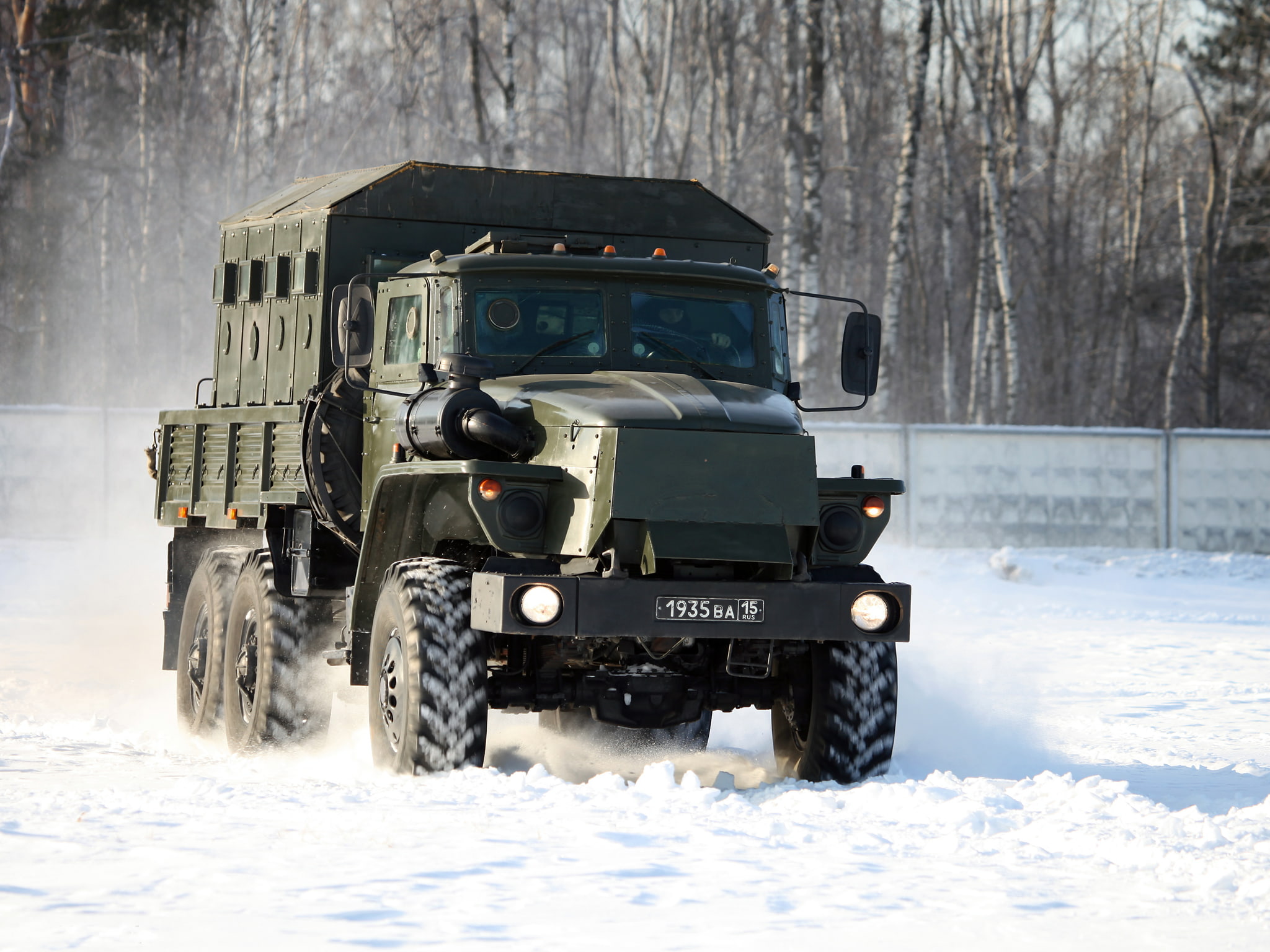1080P, 4320, 2000, ural, military, 6x6, russian, HD Wallpaper