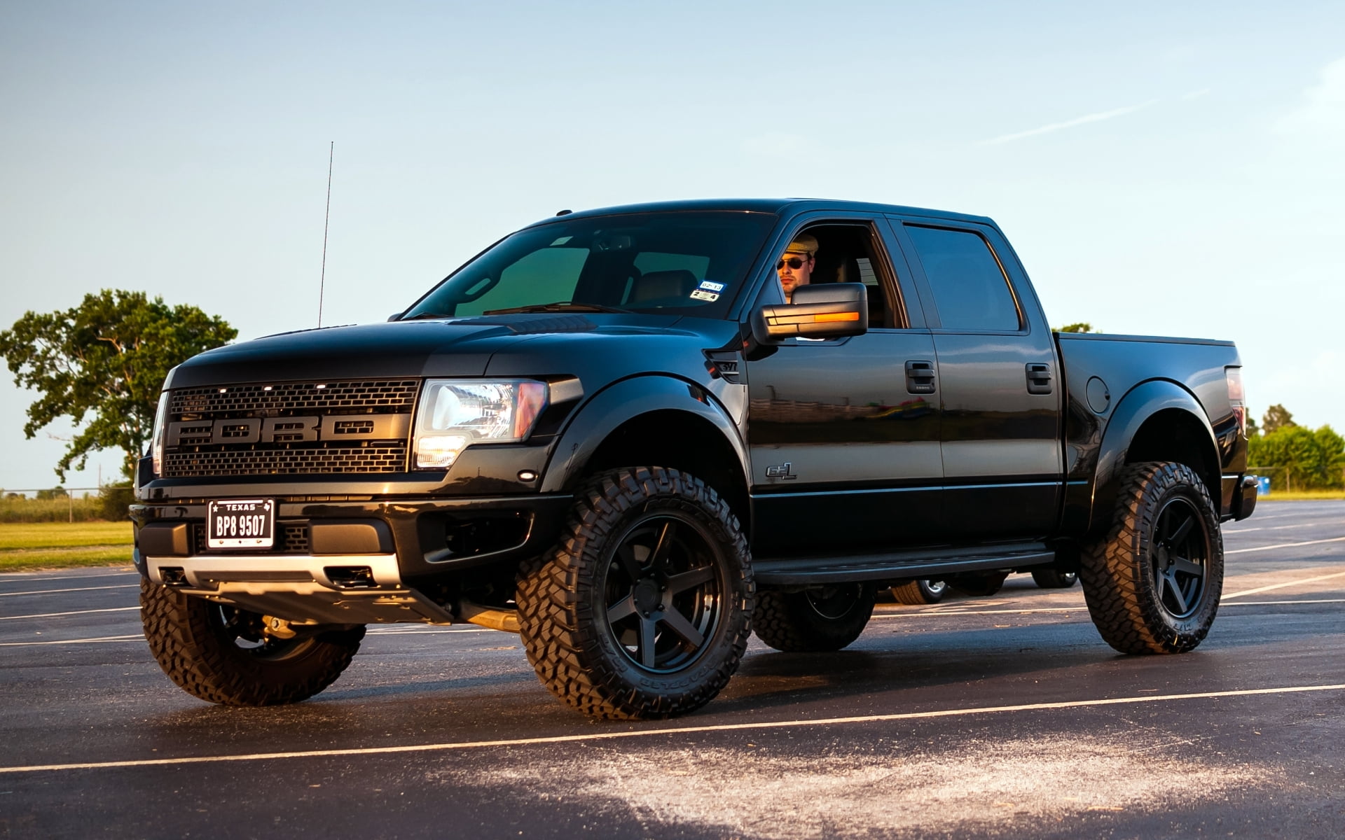 sports Utility Vehicle, black, all - Laundry Detergent, blue, day, off, asia, street, F-150, mode of transportation, speed, sport, retro styled, off-Road Vehicle, HD Wallpaper
