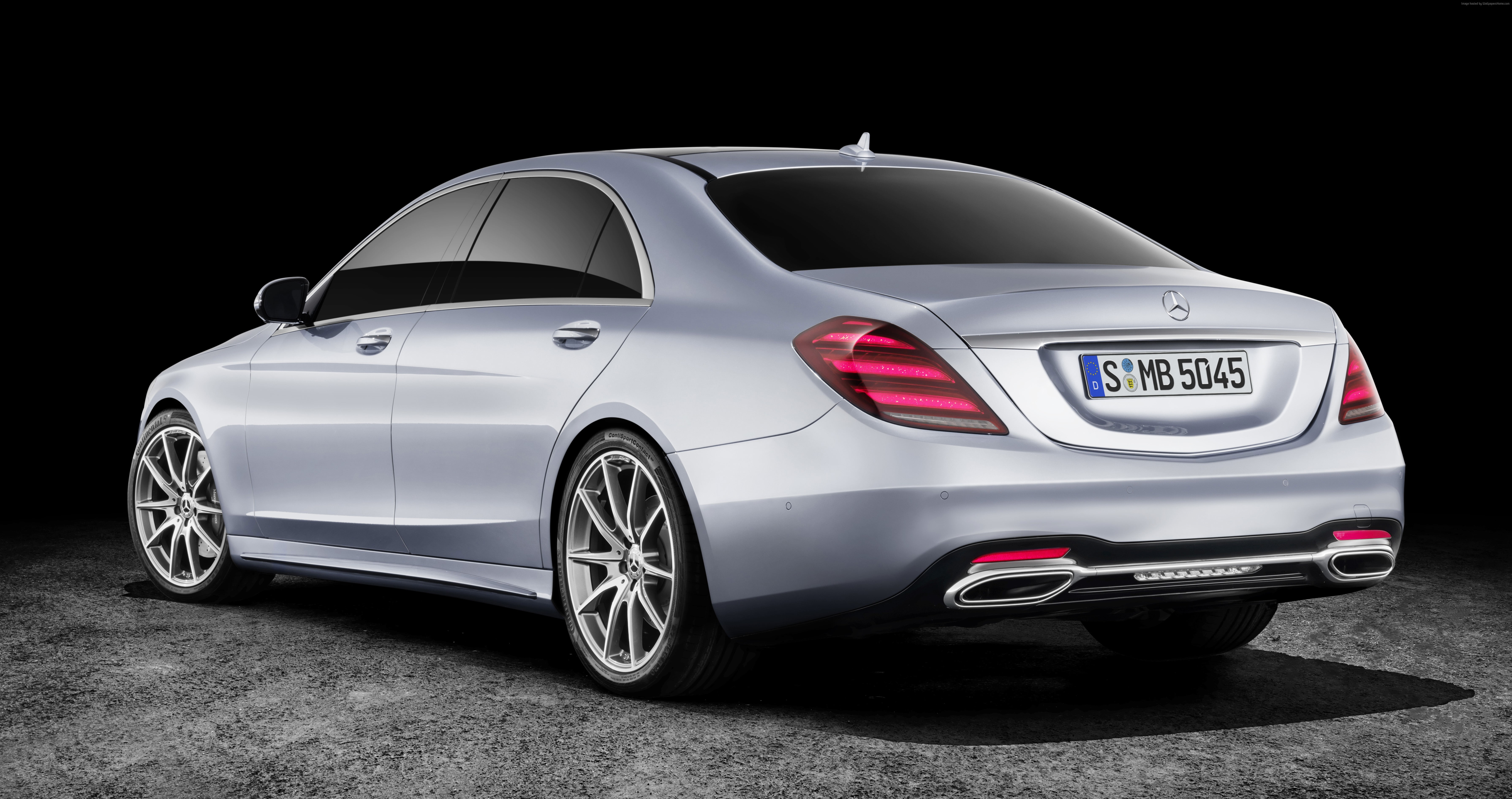 7K, 5K, 4K, 2018 Cars, Mercedes-Benz W222 S-Class Facelift, HD Wallpaper