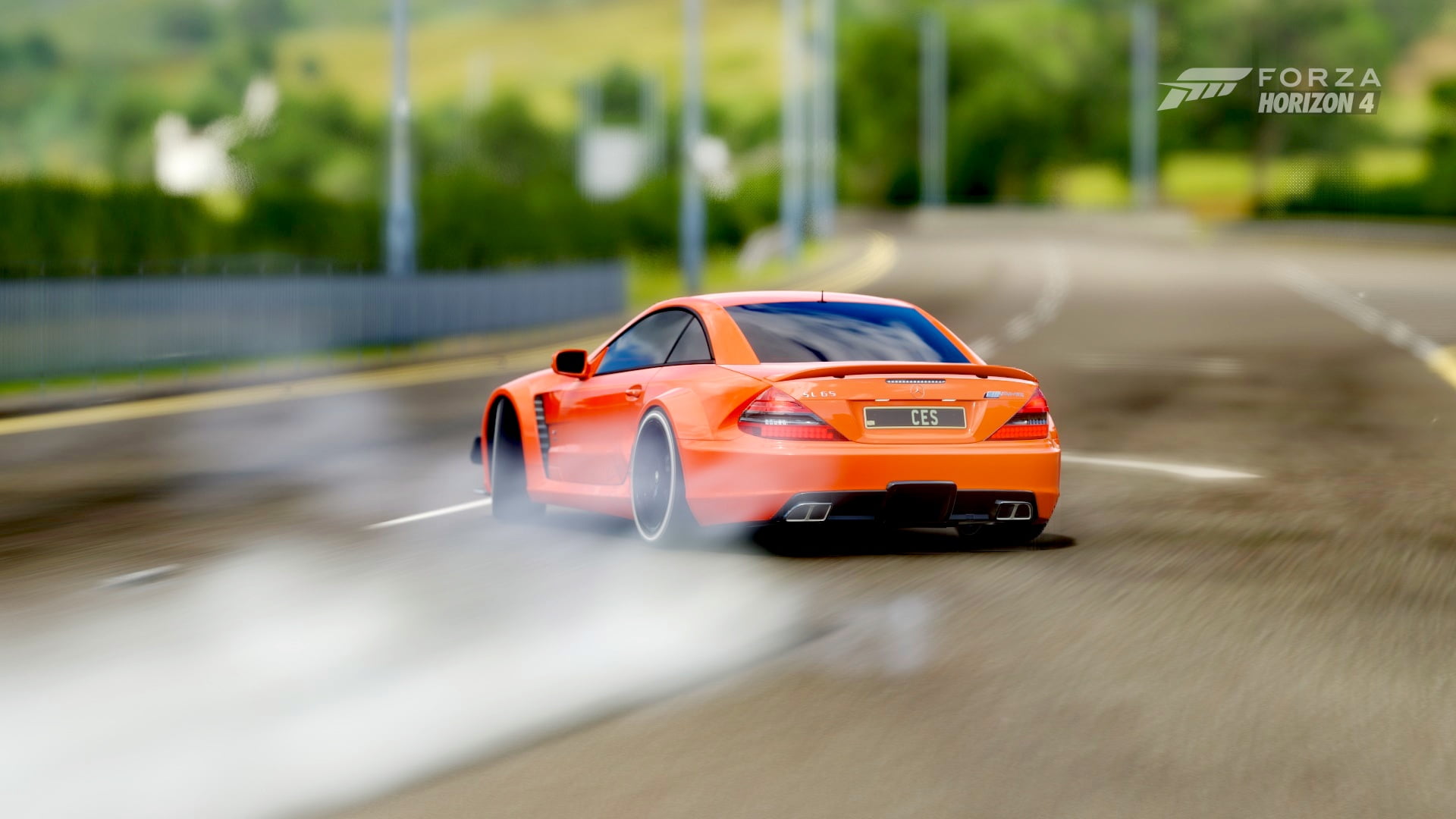 screen shot, Mercedes-Benz SL65 AMG, Forza, Forza Horizon 4, car, 1080P, video games, HD Wallpaper