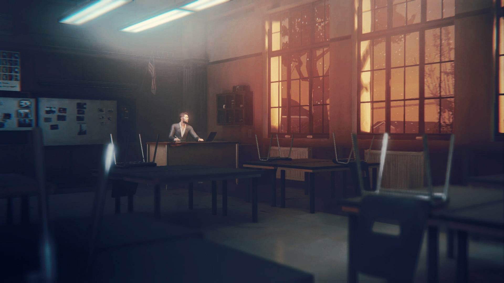 day, adult, room, working, window, one person, sunlight, women, seat, nature, real people, sitting, Life Is Strange, desk, man, furniture, indoors, 1080P, HD Wallpaper
