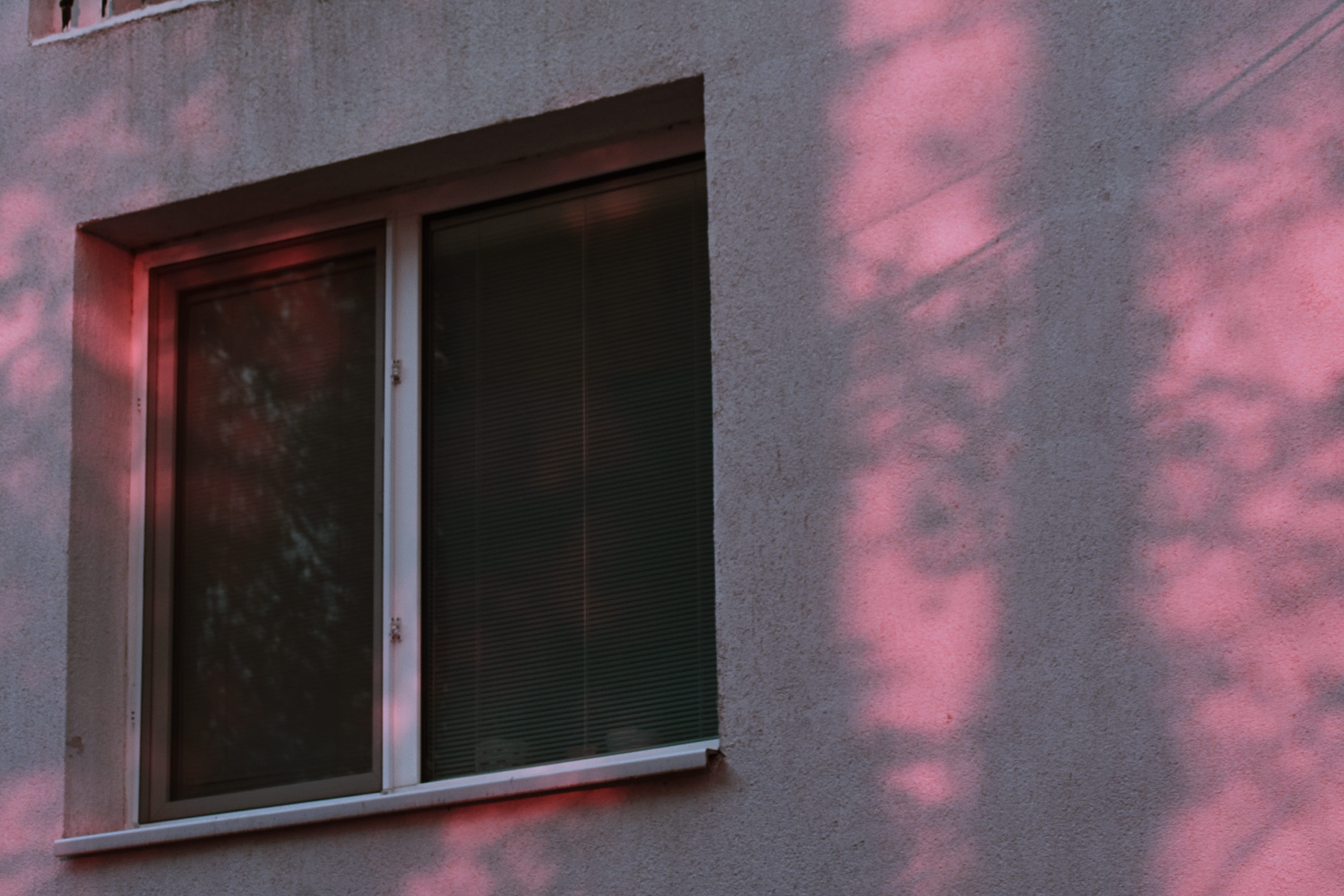 wall, wall - building feature, sky, pink color, concrete, open, transparent, white, no people, residential district, building exterior, clear, day, building, HD Wallpaper