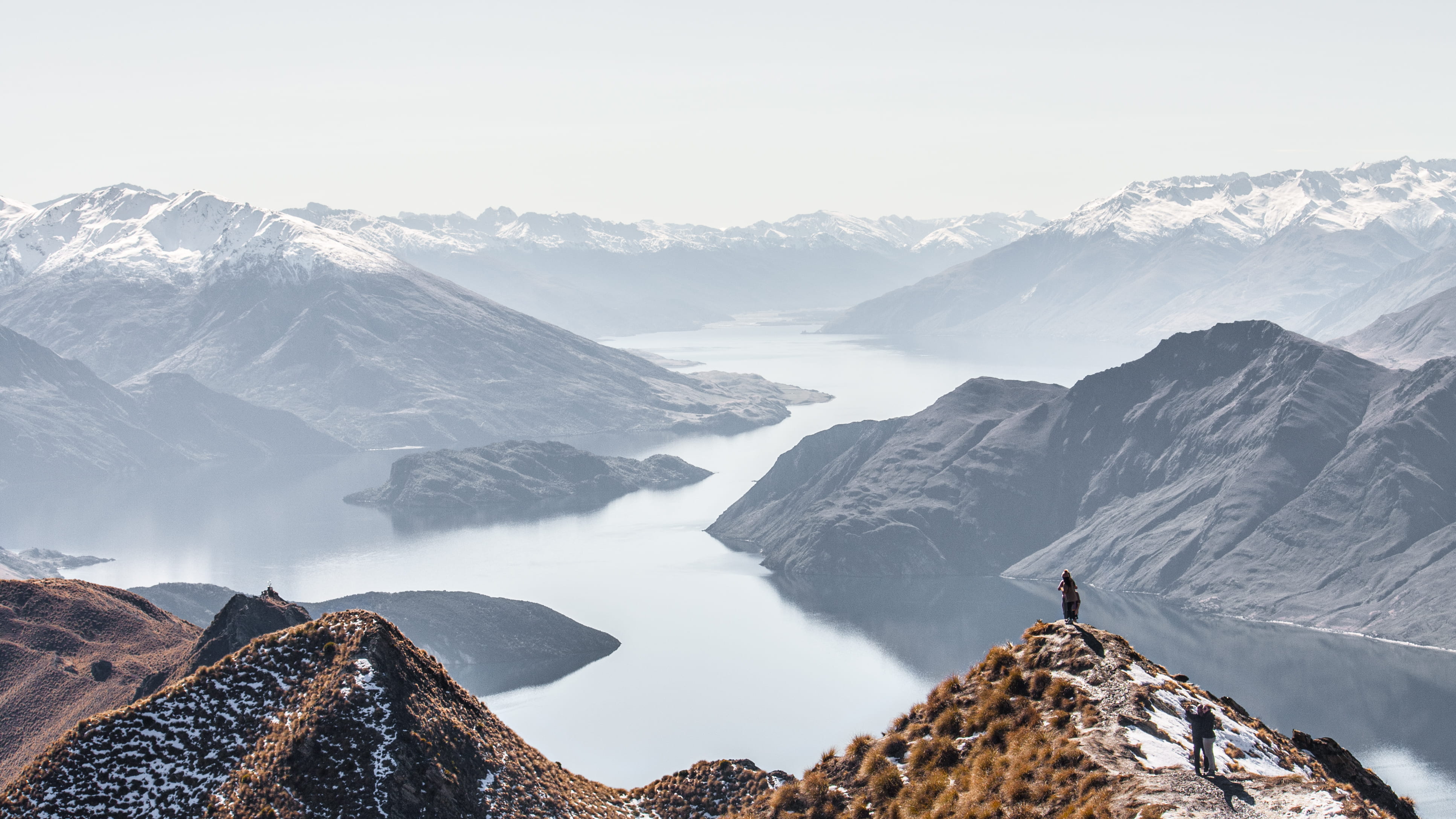 mountain peak, wanderlust, person, snow, activity, wander, human arm, top, outdoors, people, environment, edge, snow capped, snowcapped mountain, hiking, HD Wallpaper