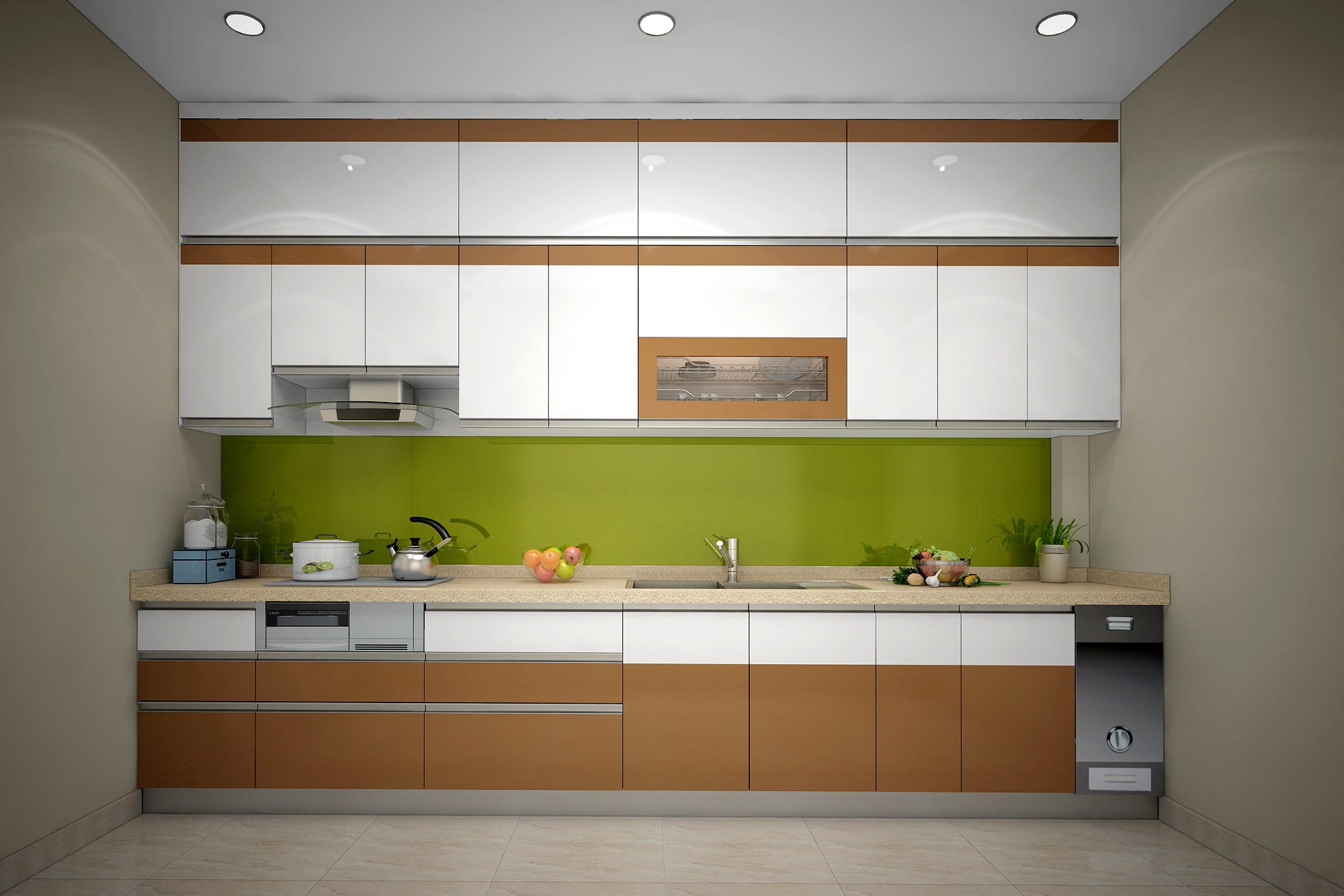 cabinet, tiled floor, architecture And Buildings, luxury, clean, home Interior, window, tile, appliance, indoors, sink, kitchen Counter, no People, Dep, HD Wallpaper