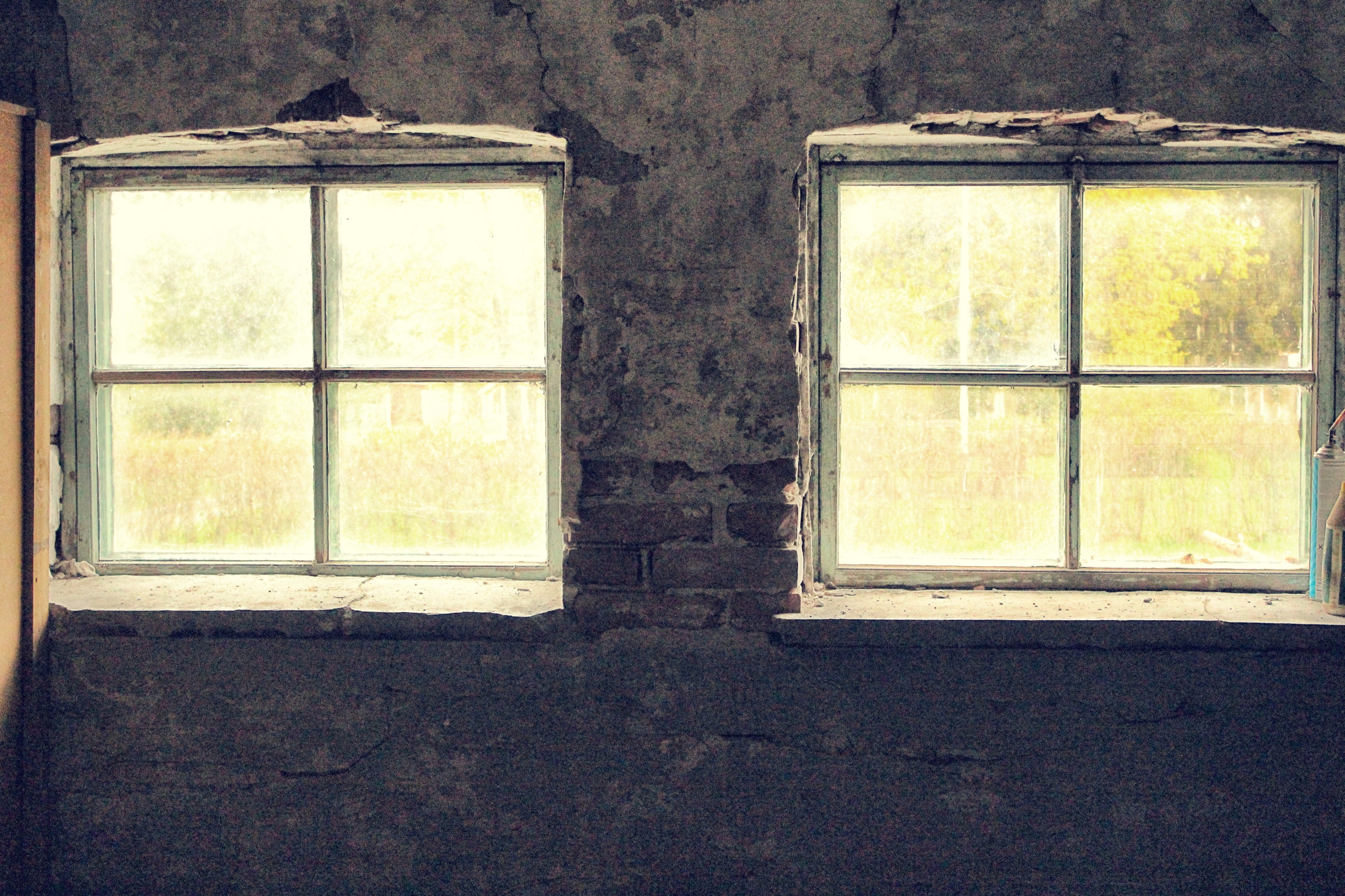 House, transparent, building, window, light, bleak, sunlight, nature, architecture, old, desolate, geometric shape, glass - material, day, indoors, Glass, HD Wallpaper