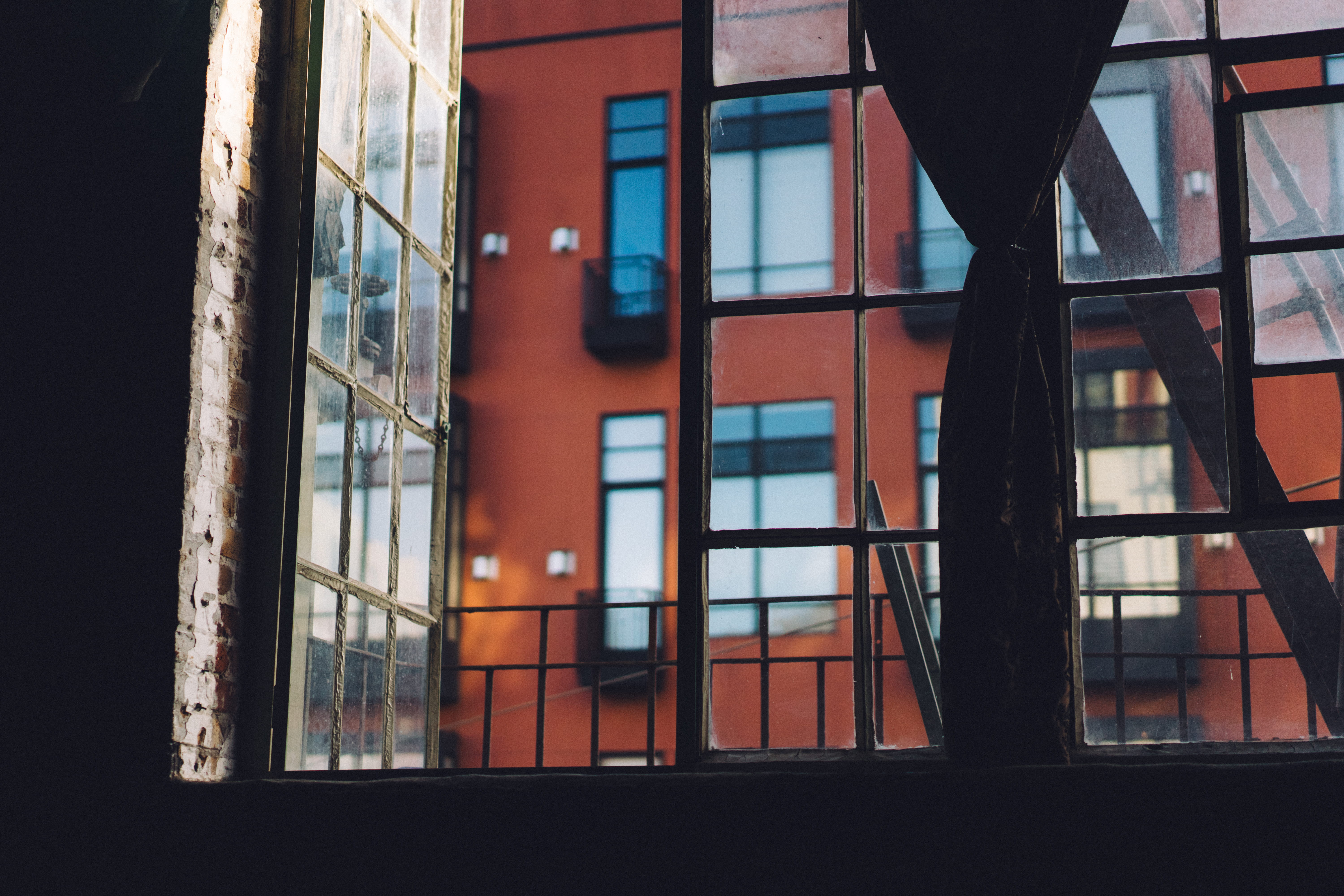 person, windowpane, low angle view, architecture, no people, house, indoors, urban Scene, open, nature, glass - Material, outdoors, minimalist, building Exterior, HD Wallpaper