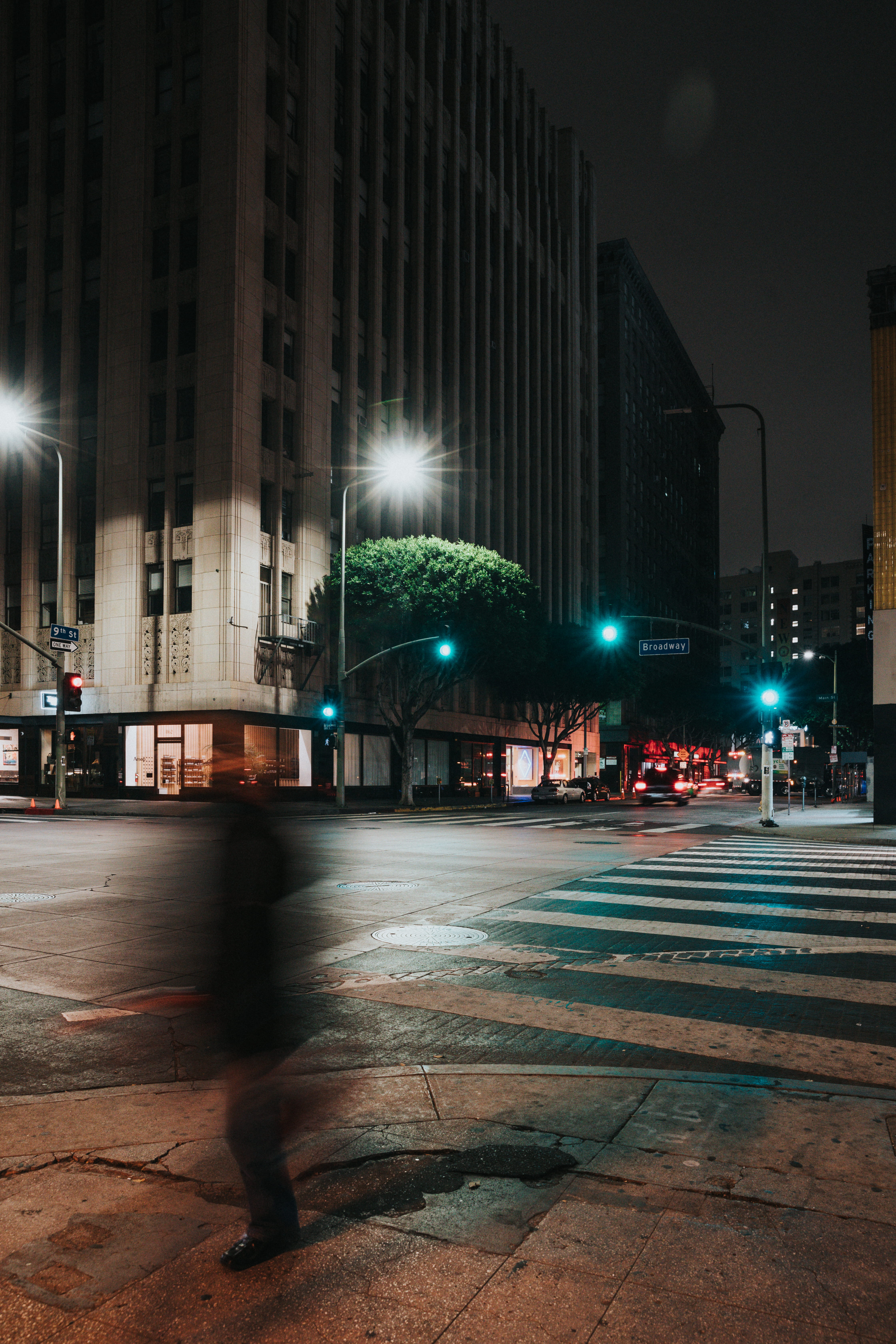 office building exterior, lane, gray, long exposure, transportation, light leak, building exterior, rise, motion, photo, 5K, city street, pedestrian, road, Phone HD Wallpaper