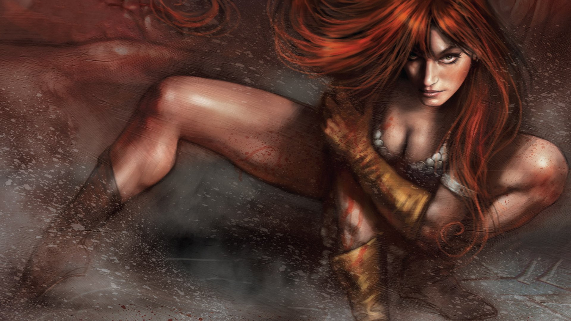 Red Sonja, Comics, 1080P, HD Wallpaper
